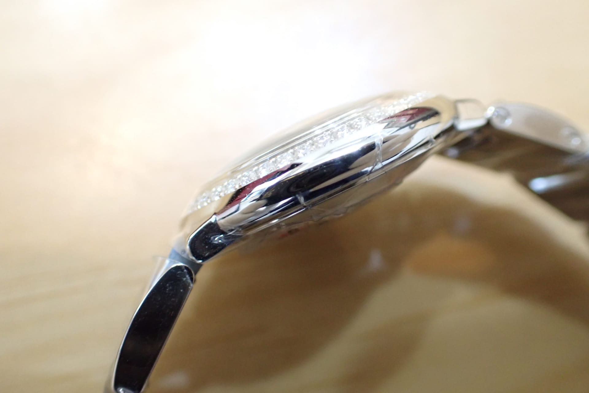 CARTIER/カルティエ バロンブルードゥ カルティエ 28mm ベゼルダイヤモンド Ref.W4BB0030