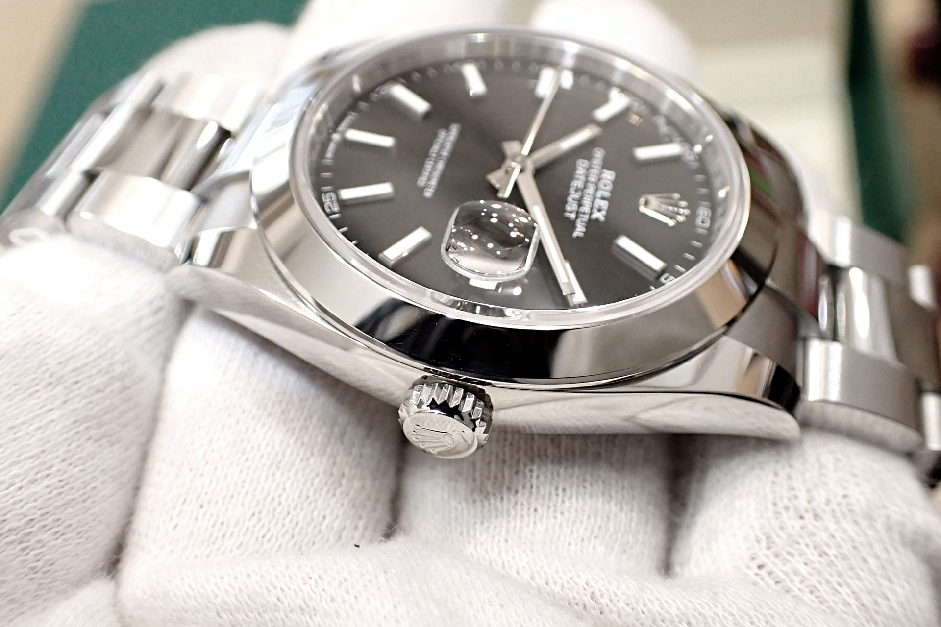 ROLEX/ロレックス デイトジャスト41 Ref.126300 オイスターブレスレット ブライトブラック文字盤　高年式