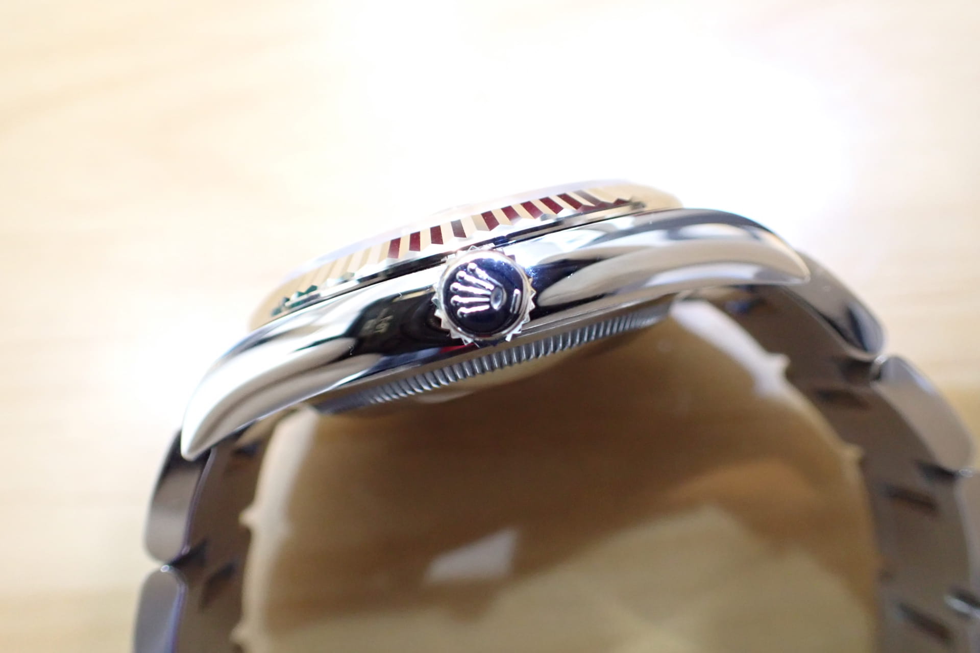 ロレックス/ROLEX デイトジャスト36 Ref.126234G ブライトブルー フルーテッドベゼル