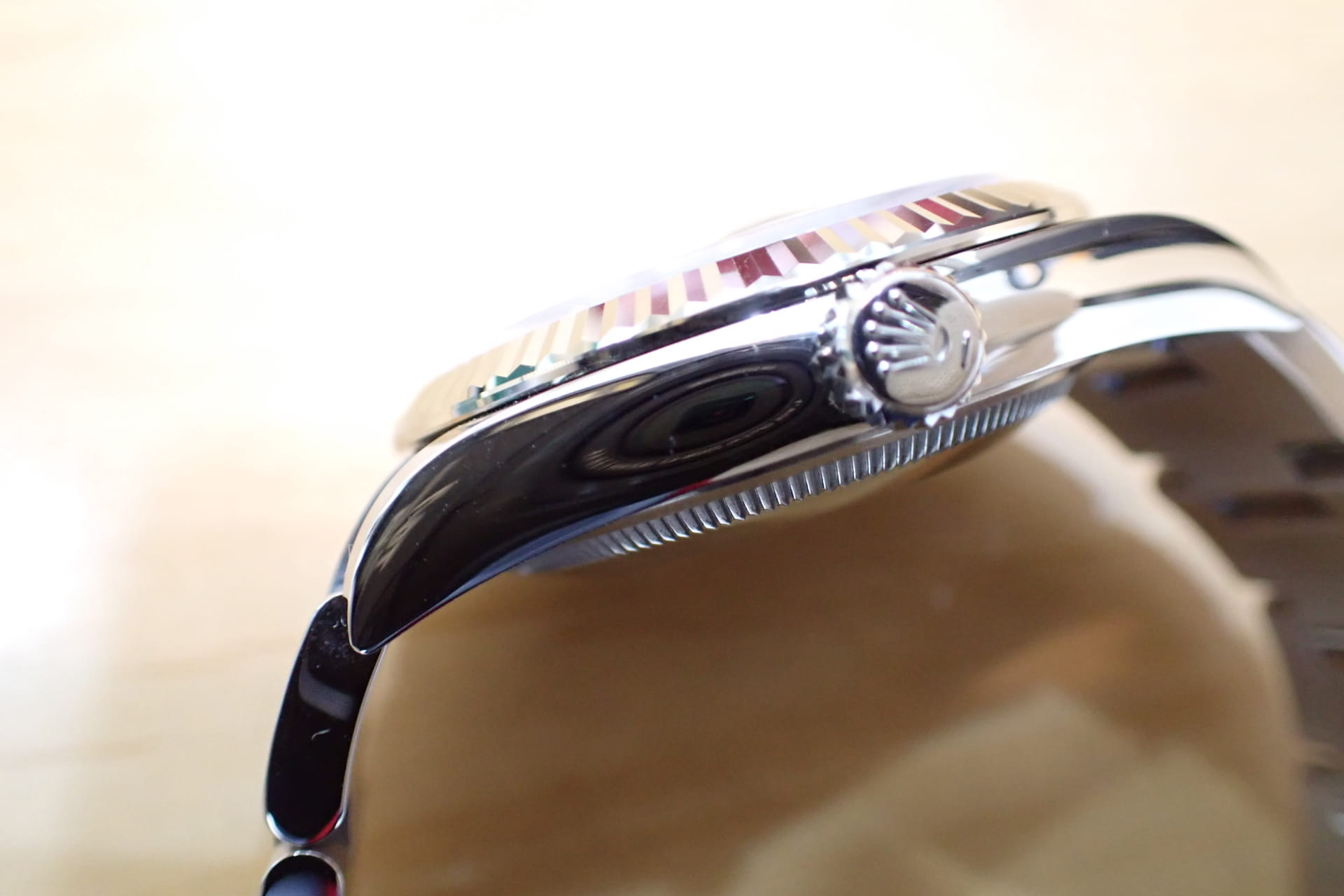 ロレックス/ROLEX デイトジャスト36 Ref.126234G ブライトブルー フルーテッドベゼル