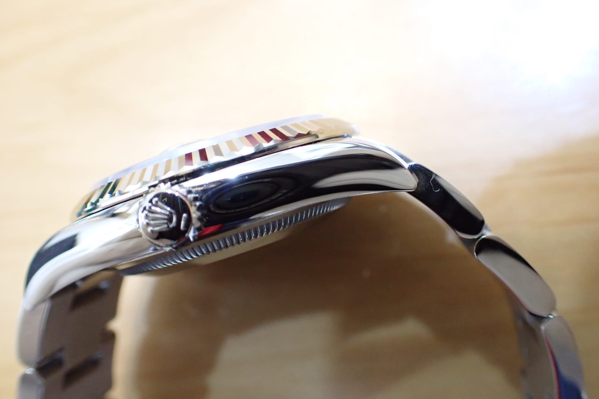 ロレックス/ROLEX デイトジャスト36 Ref.126234G ブライトブルー フルーテッドベゼル