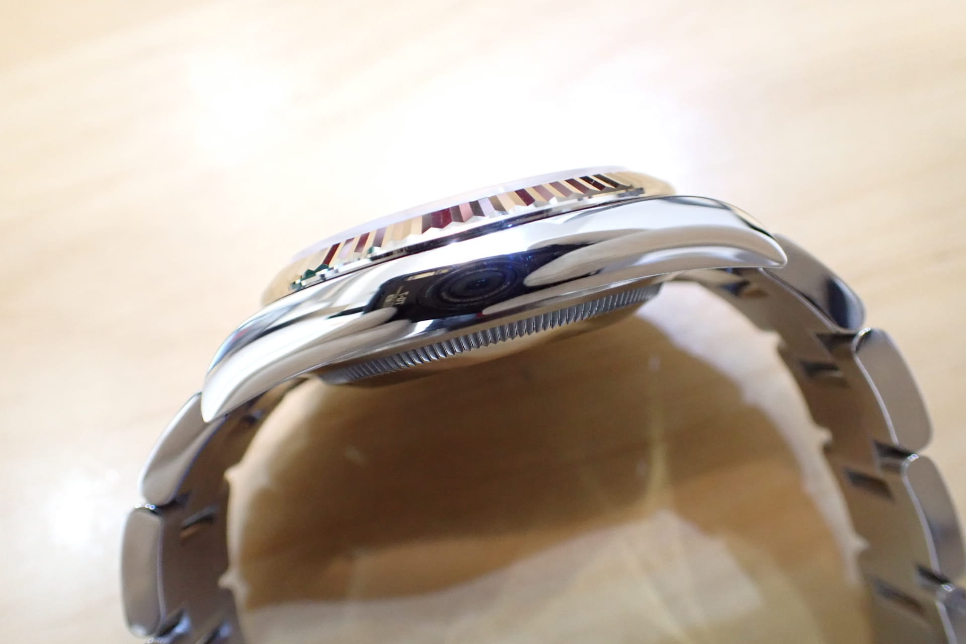 ロレックス/ROLEX デイトジャスト36 Ref.126234G ブライトブルー フルーテッドベゼル