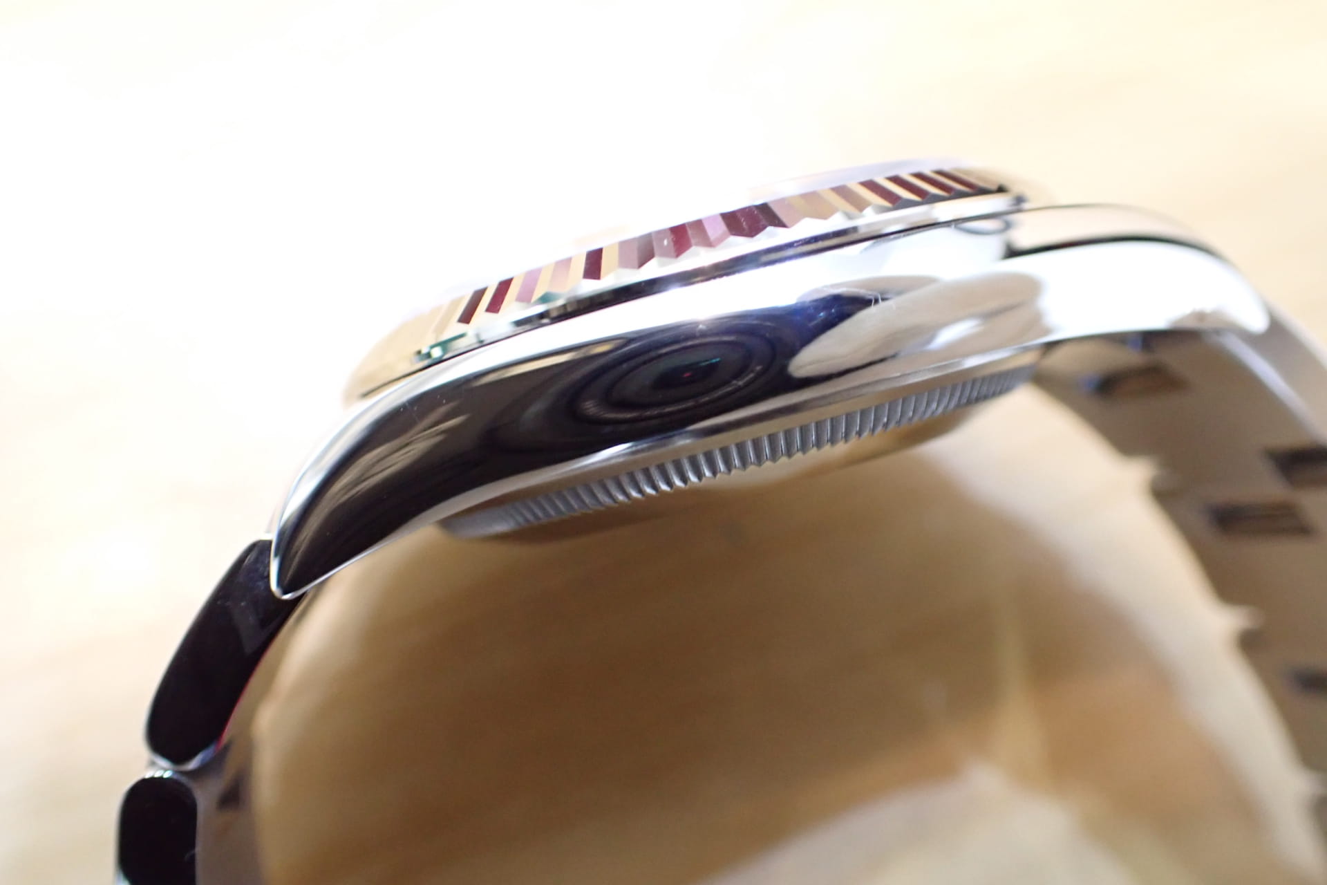 ロレックス/ROLEX デイトジャスト36 Ref.126234G ブライトブルー フルーテッドベゼル