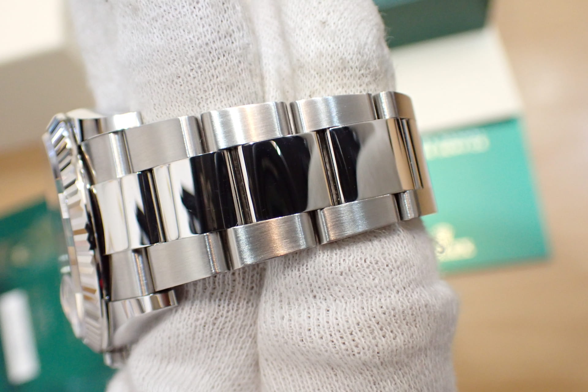 ロレックス/ROLEX デイトジャスト36 Ref.126234G ブライトブルー フルーテッドベゼル