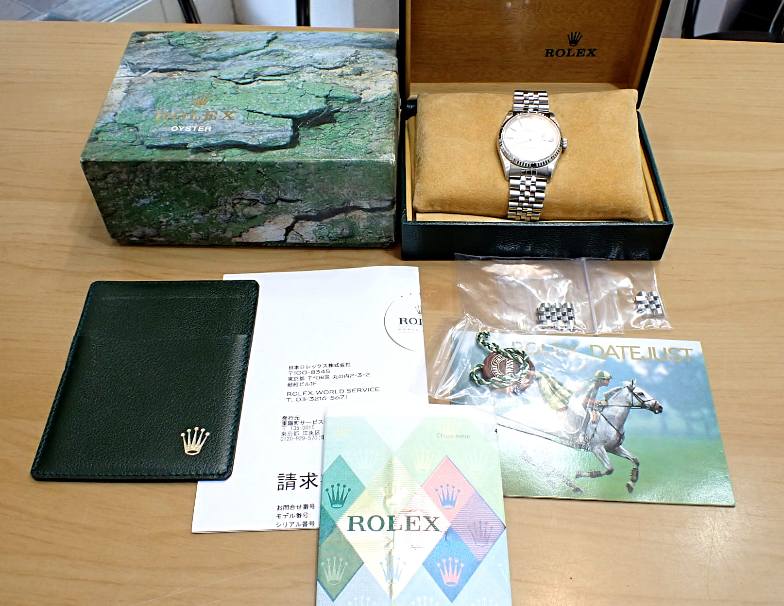 ROLEX/ロレックス デイトジャスト Ref.16234 F番 ホワイト文字盤 フルーテッドベゼル ジュビリーブレス