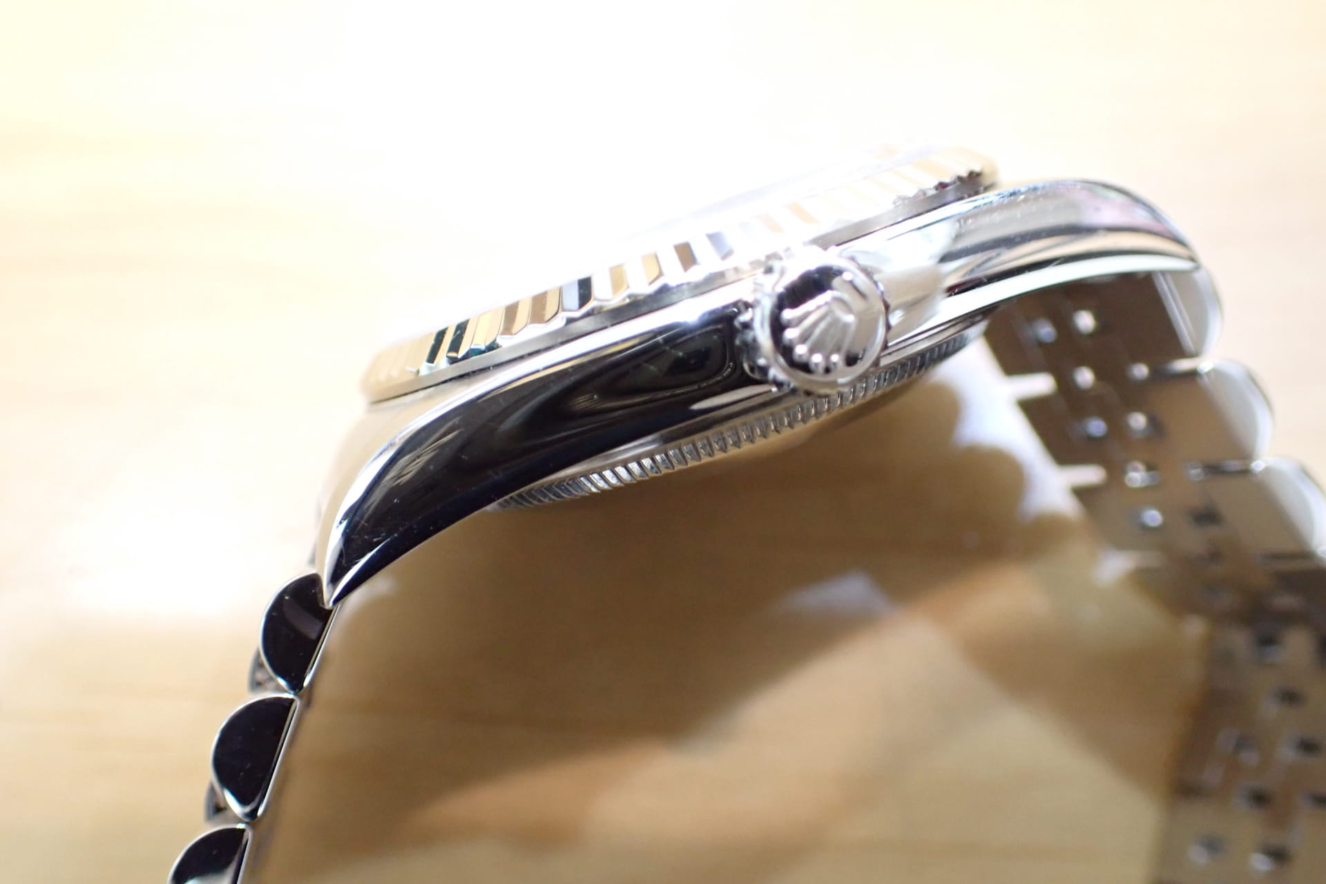 ROLEX/ロレックス デイトジャスト Ref.16234 F番 ホワイト文字盤 フルーテッドベゼル ジュビリーブレス