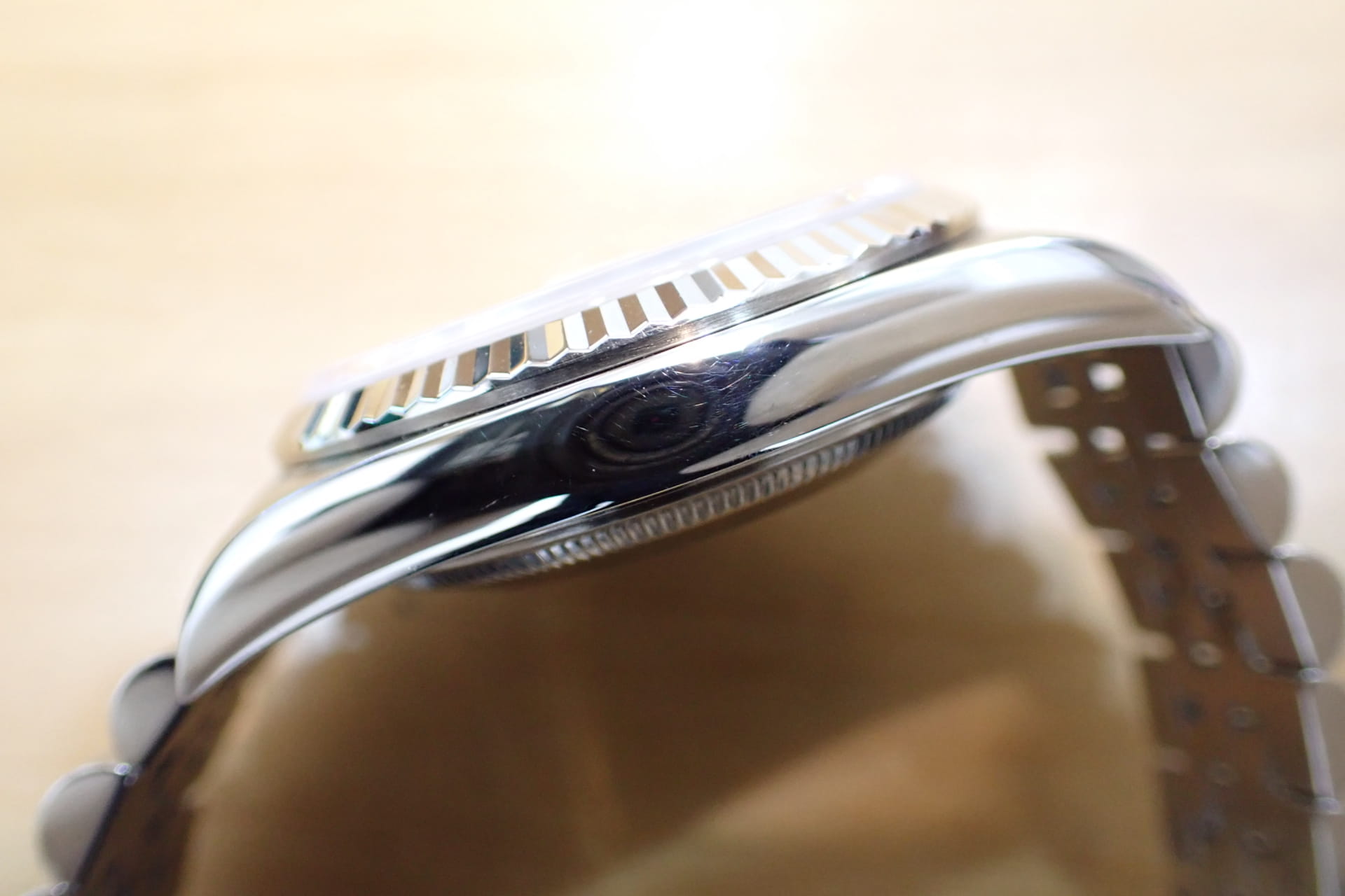 ROLEX/ロレックス デイトジャスト Ref.16234 F番 ホワイト文字盤 フルーテッドベゼル ジュビリーブレス