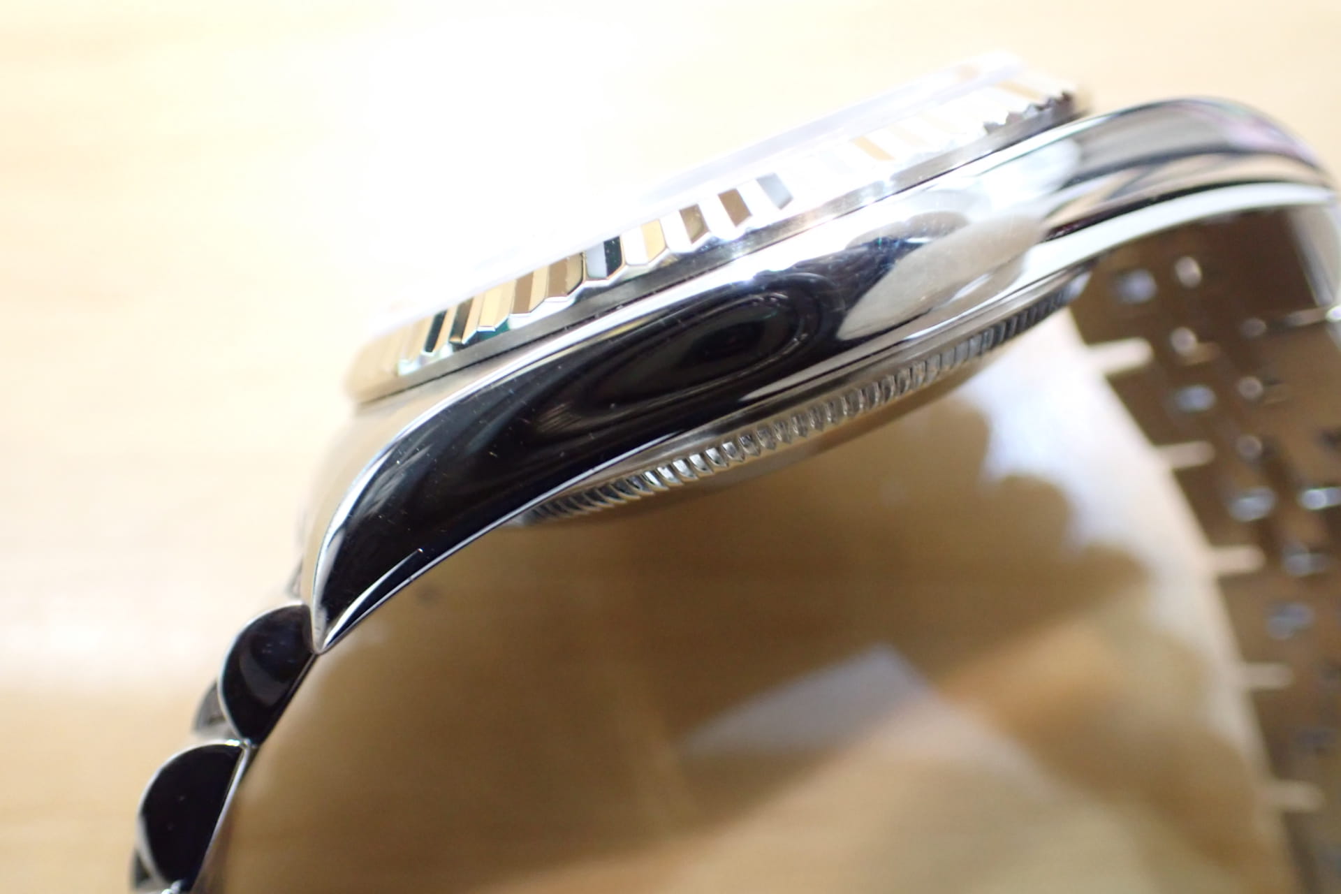 ROLEX/ロレックス デイトジャスト Ref.16234 F番 ホワイト文字盤 フルーテッドベゼル ジュビリーブレス