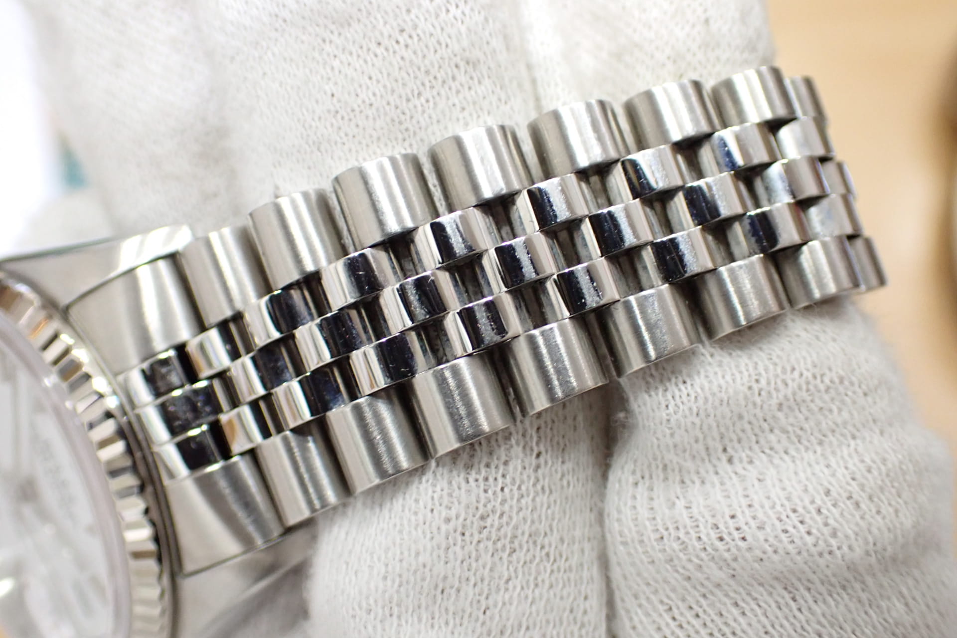 ROLEX/ロレックス デイトジャスト Ref.16234 F番 ホワイト文字盤 フルーテッドベゼル ジュビリーブレス