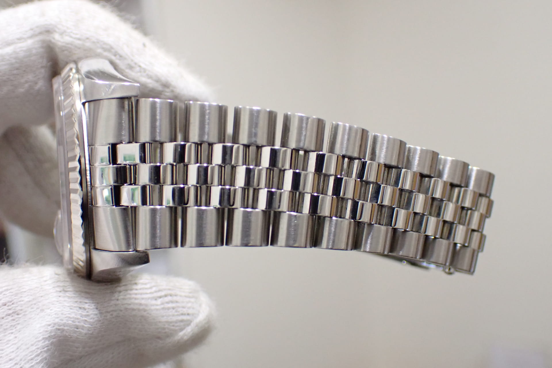 ROLEX/ロレックス デイトジャスト Ref.16234 F番 ホワイト文字盤 フルーテッドベゼル ジュビリーブレス