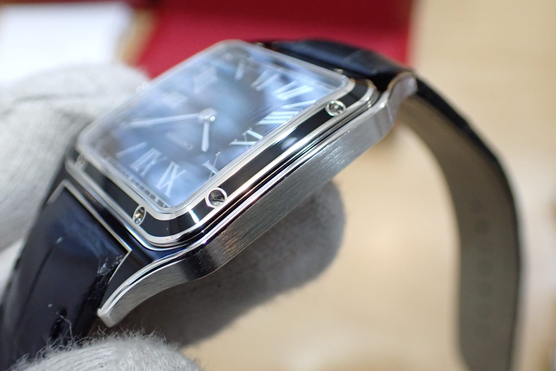 Cartier/カルティエ サントス デュモン LM Ref.WSSA0046 ブラックラッカー