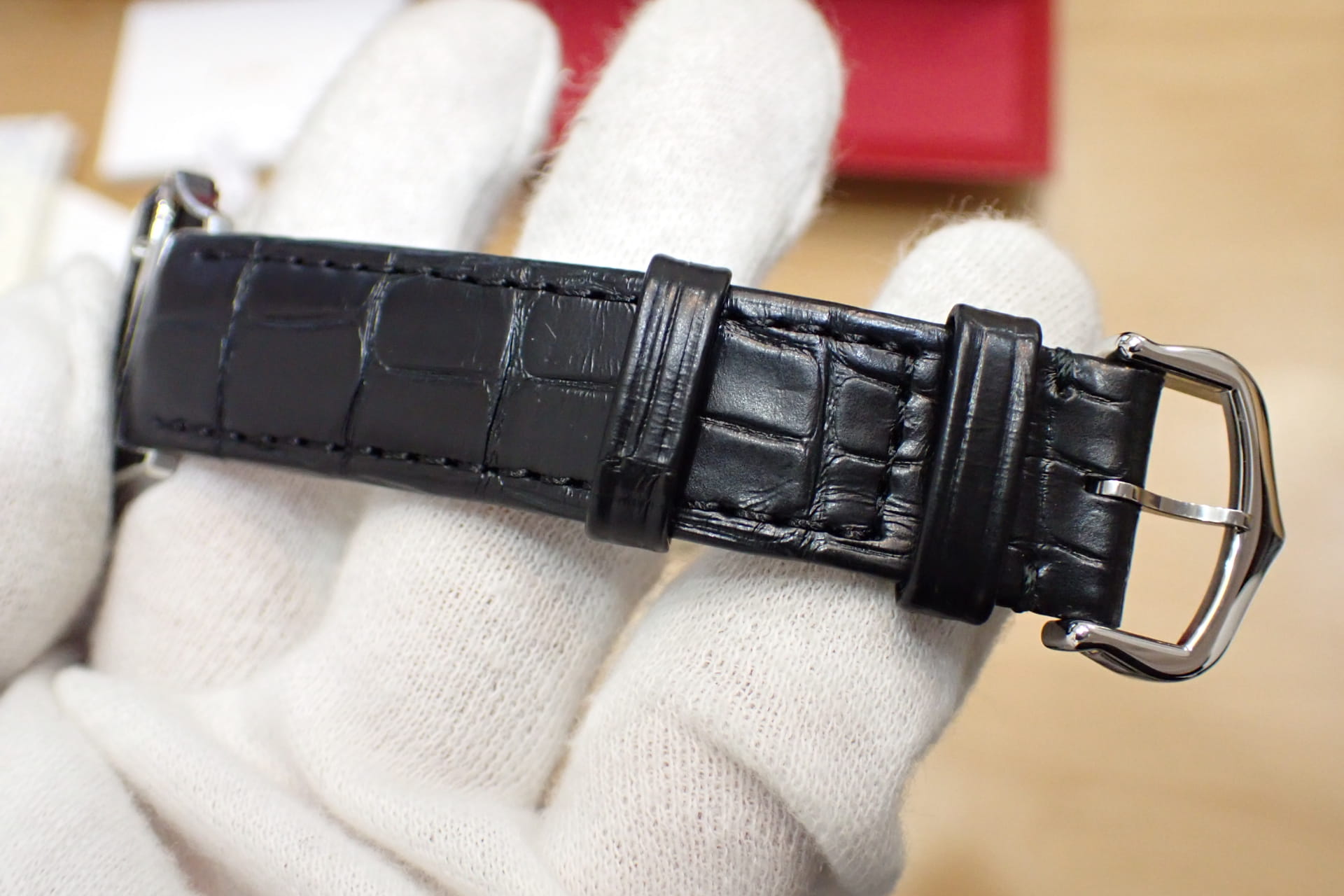 Cartier/カルティエ サントス デュモン LM Ref.WSSA0046 ブラックラッカー