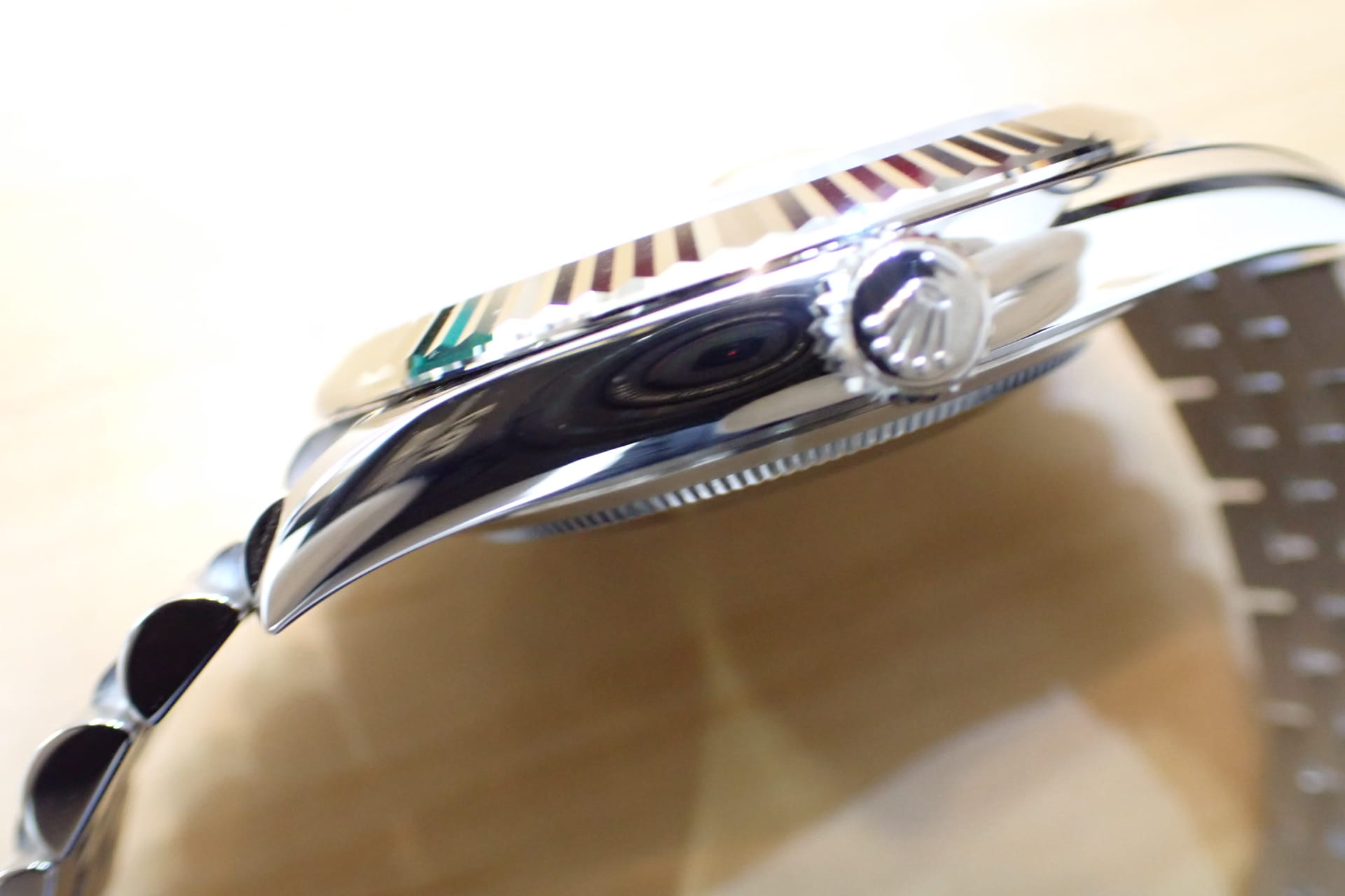 ROLEX/ロレックス デイトジャスト41 Ref.126334 WG/SS ホワイト/フルーテッドベゼル ジュビリーブレス