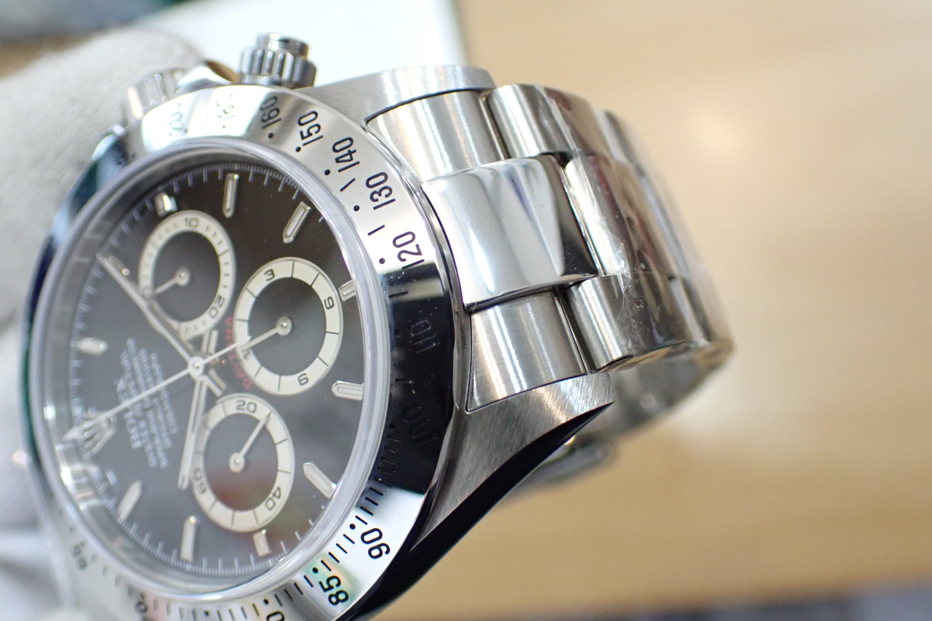 ロレックス/ROLEX デイトナ Ref.16520 最終/P番 クロノグラフ 黒文字盤