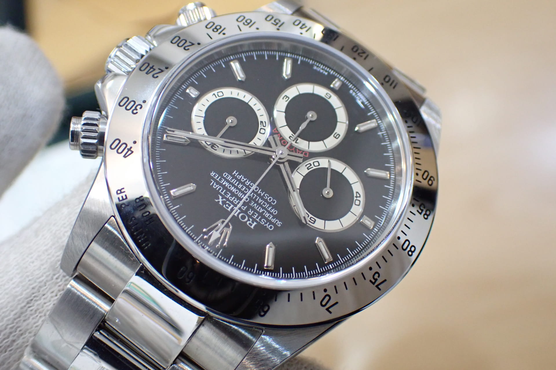 ロレックス/ROLEX デイトナ Ref.16520 最終/P番 クロノグラフ 黒文字盤