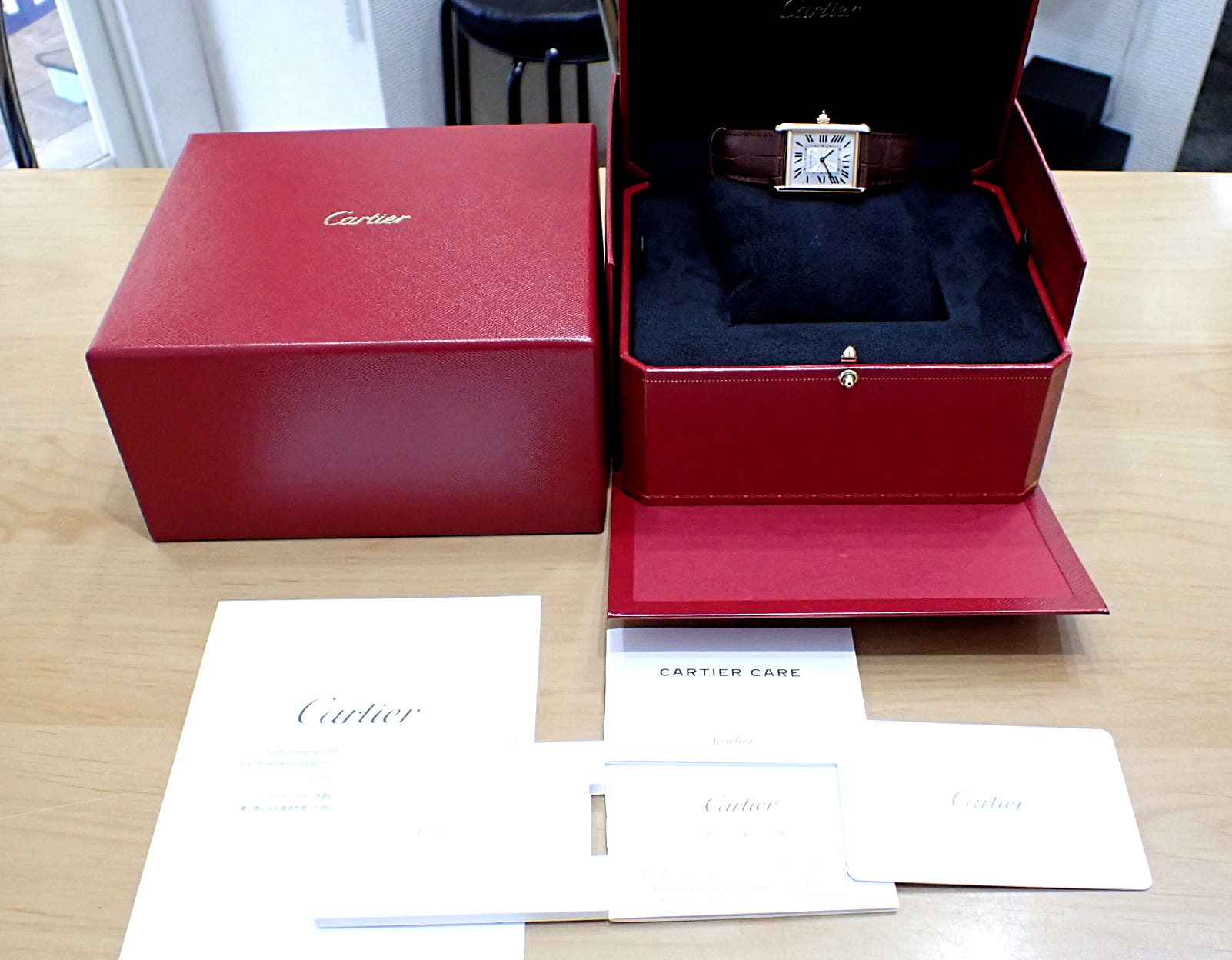 カルティエ/Cartier タンク ルイ カルティエ LM 18KPG Ref.WGTA0011