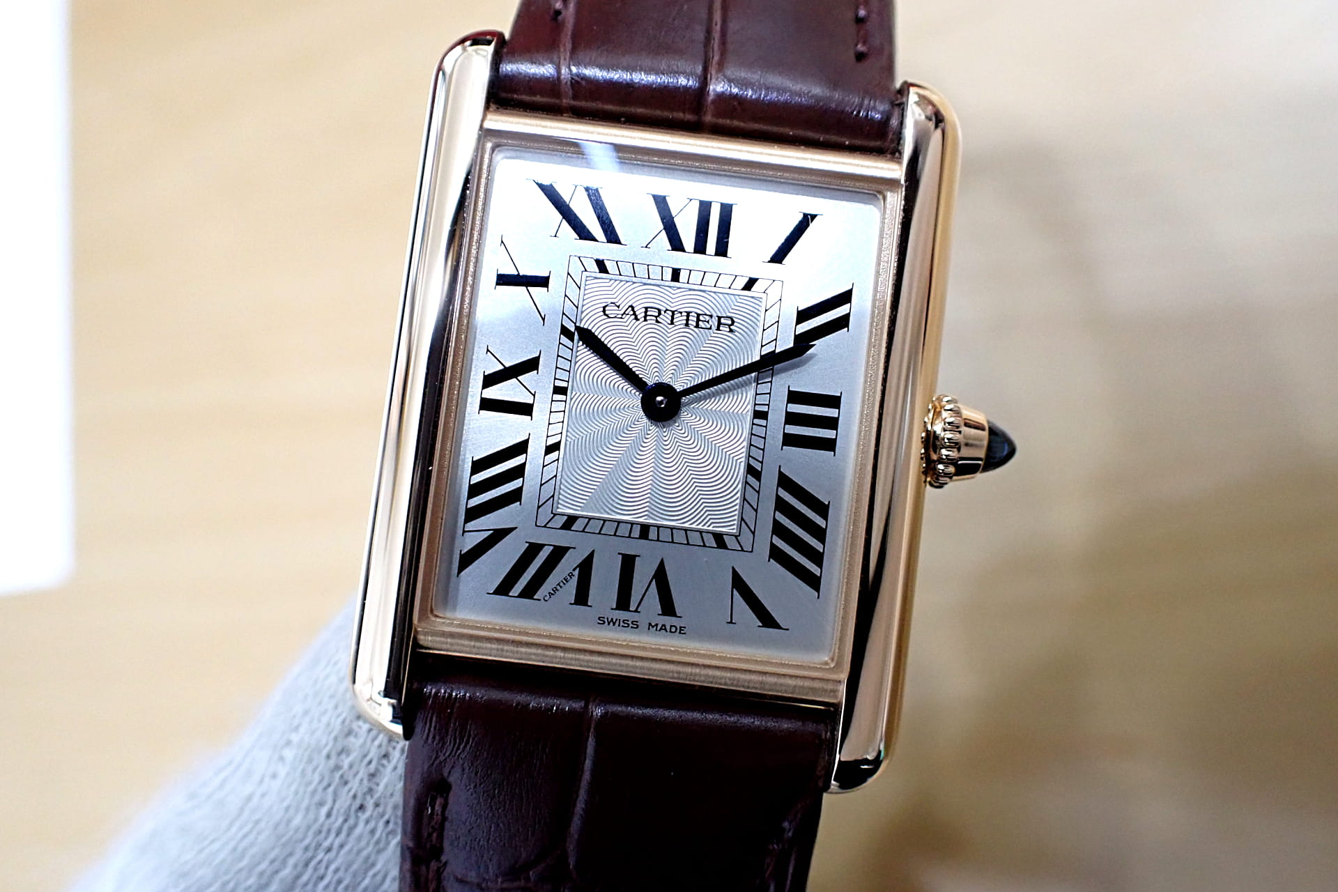 カルティエ/Cartier タンク ルイ カルティエ LM 18KPG Ref.WGTA0011