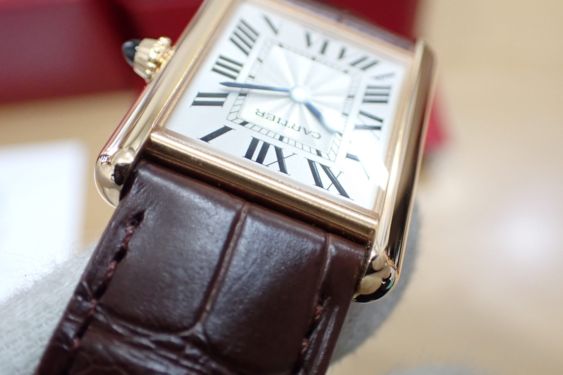 カルティエ/Cartier タンク ルイ カルティエ LM 18KPG Ref.WGTA0011