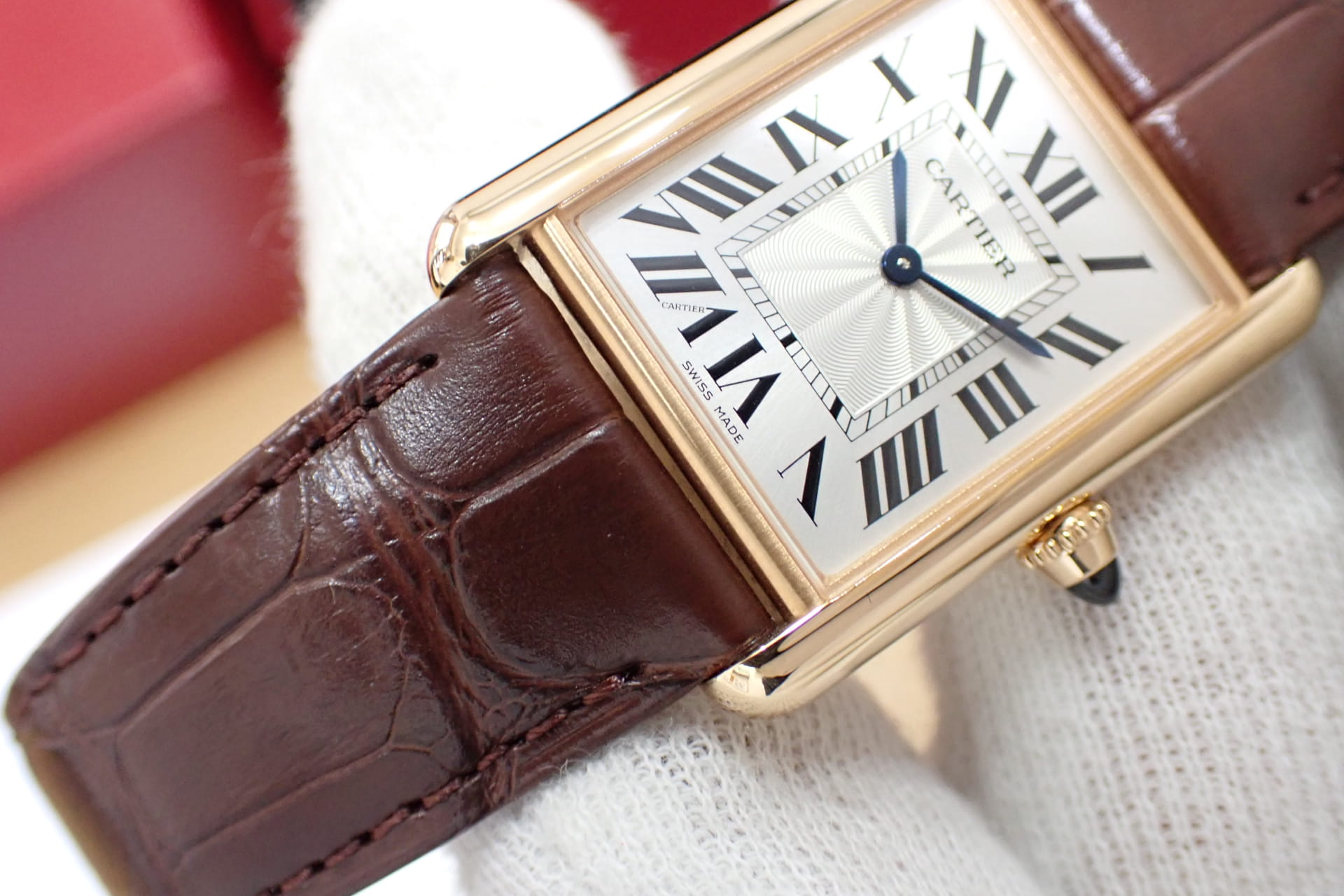 カルティエ/Cartier タンク ルイ カルティエ LM 18KPG Ref.WGTA0011