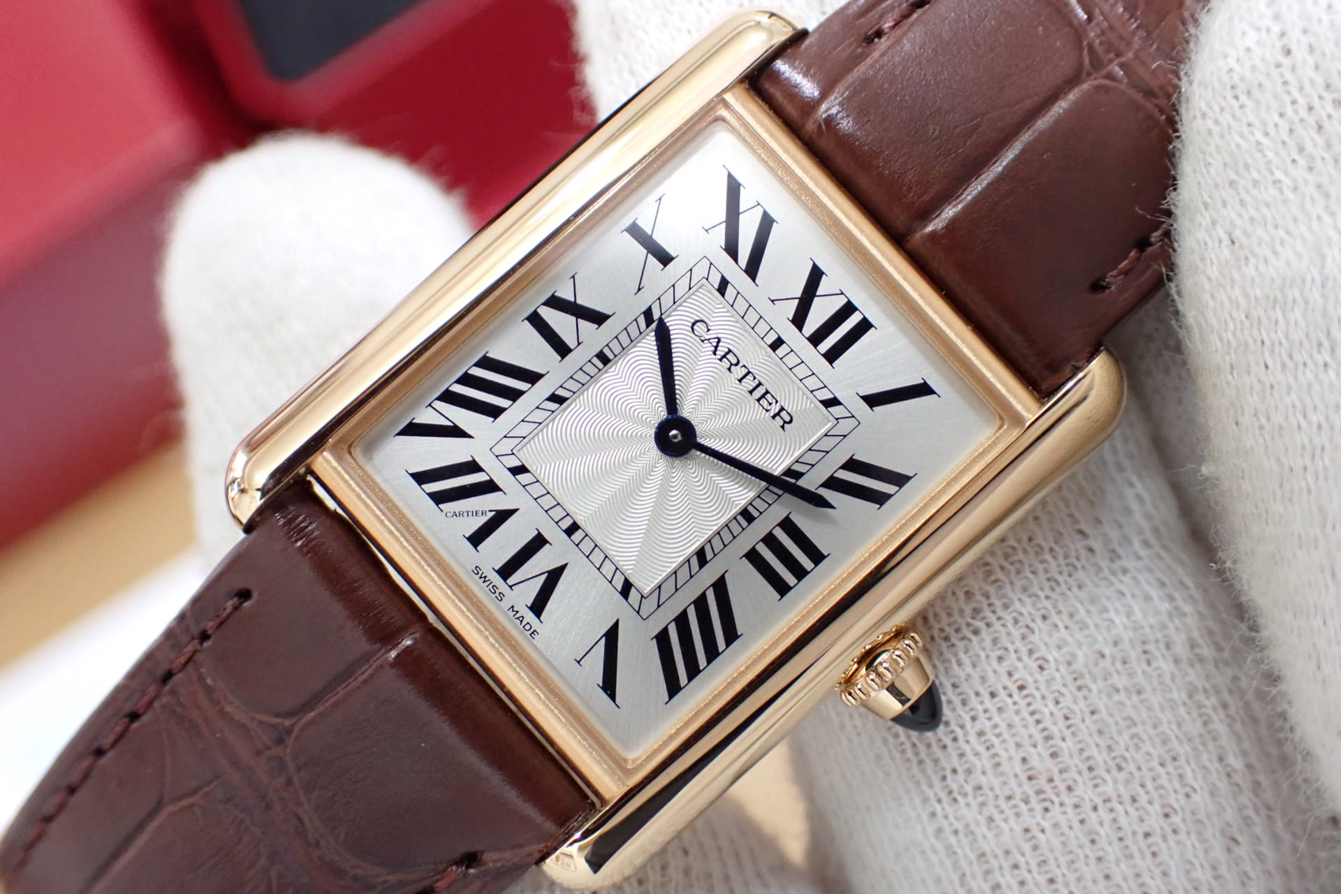 カルティエ/Cartier タンク ルイ カルティエ LM 18KPG Ref.WGTA0011