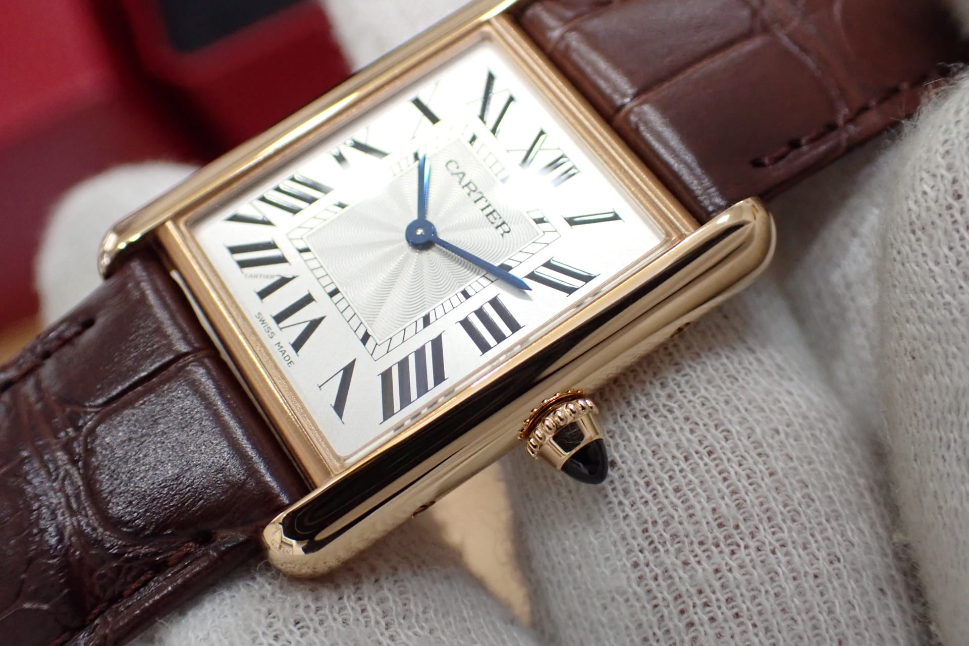 カルティエ/Cartier タンク ルイ カルティエ LM 18KPG Ref.WGTA0011