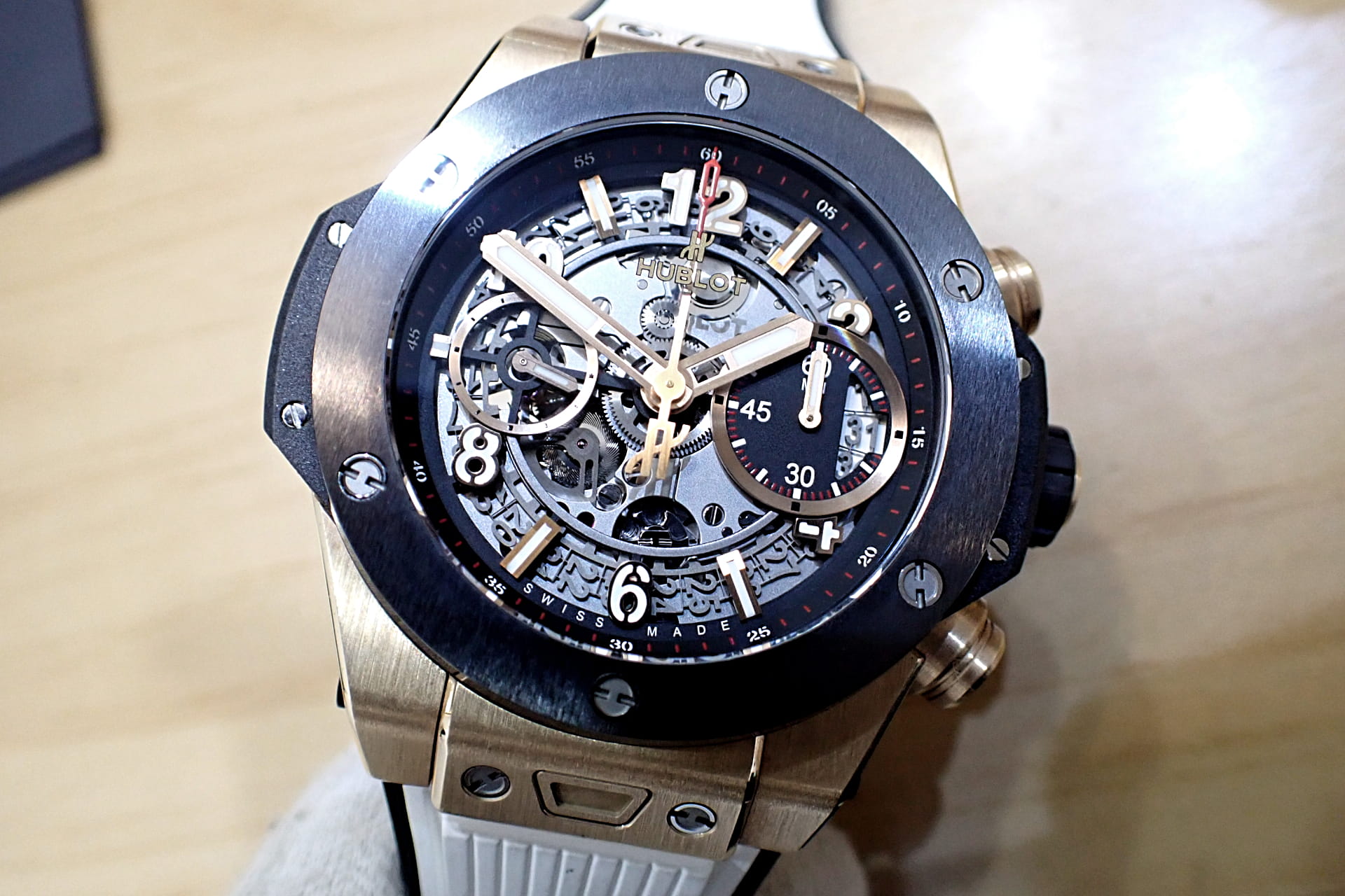 ウブロ/HUBLOT ビッグバン ウニコ キングゴールド セラミック Ref.441.OM.1180.RX