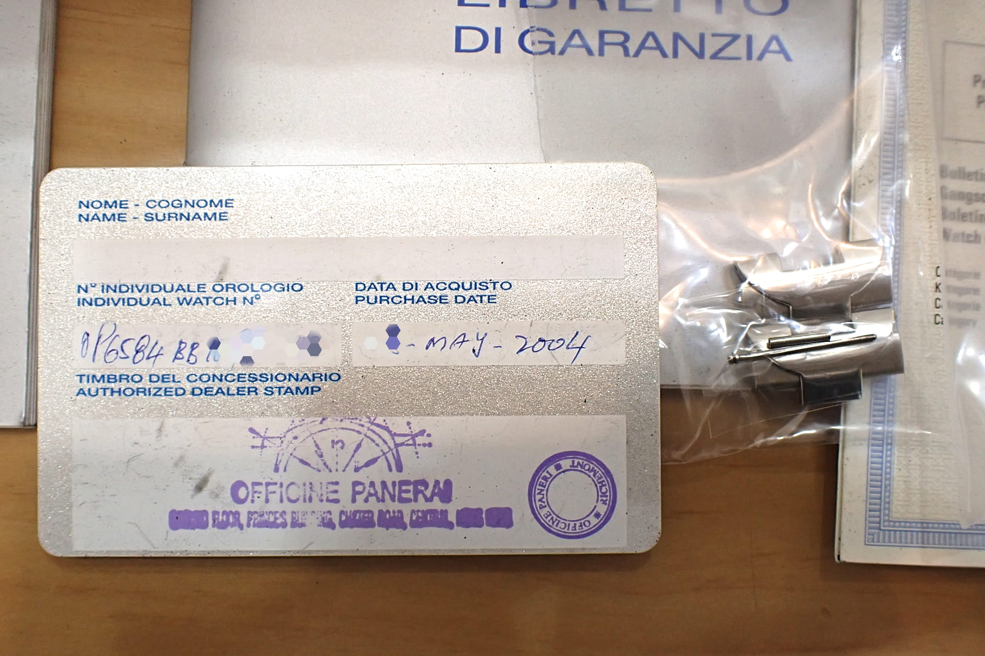 パネライ/PANERAI ルミノール クロノ レガッタ2003 世界限定399本 Ref.PAM00168 ブルー