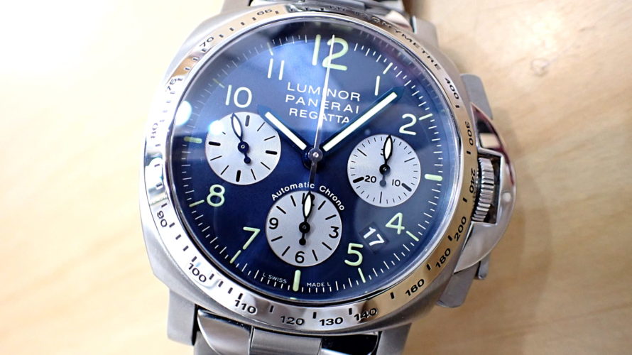 中古品A【PANERAI】パネライ ルミノール クロノ レガッタ2003 世界限定