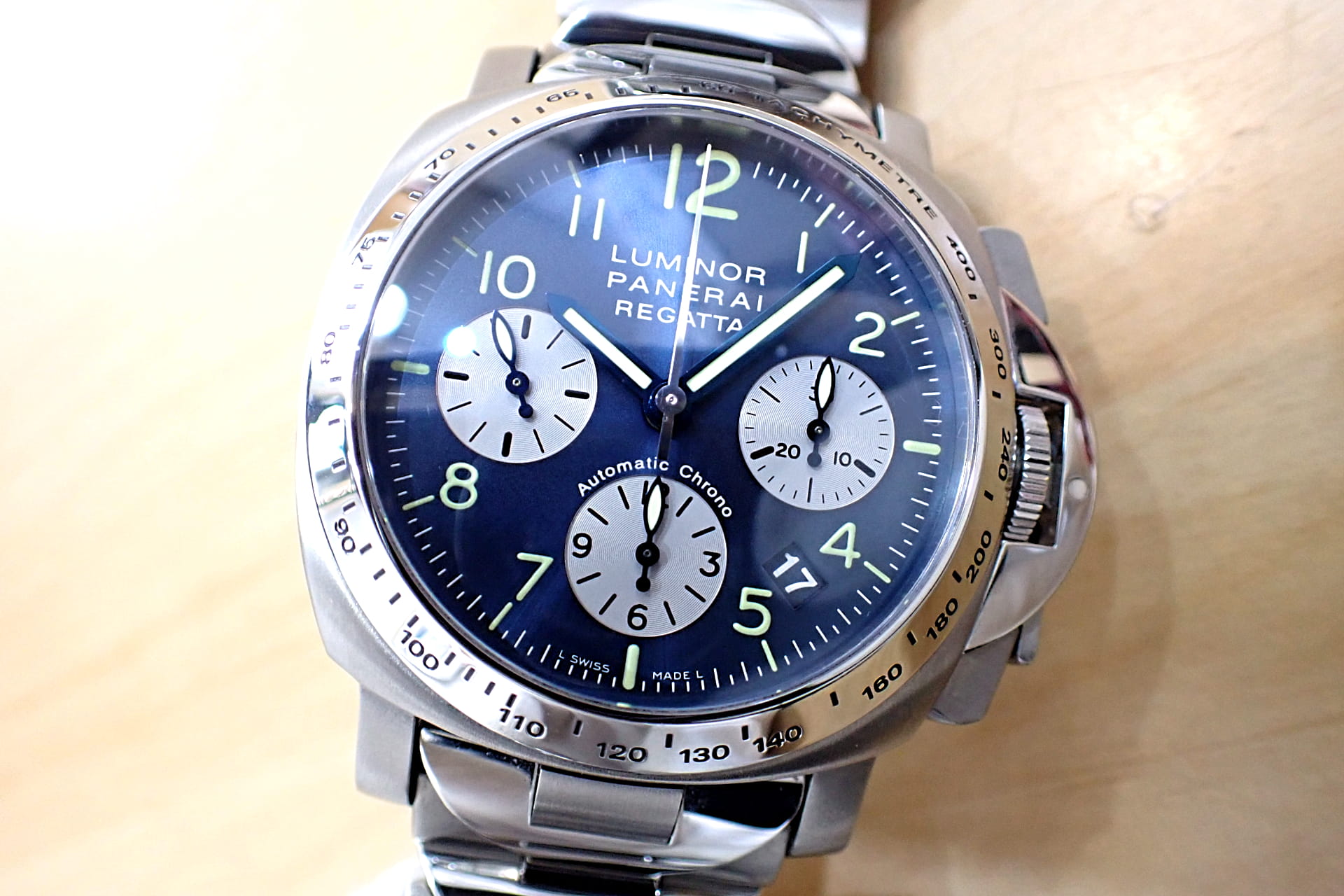 中古品A【PANERAI】パネライ ルミノール クロノ レガッタ2003 世界限定