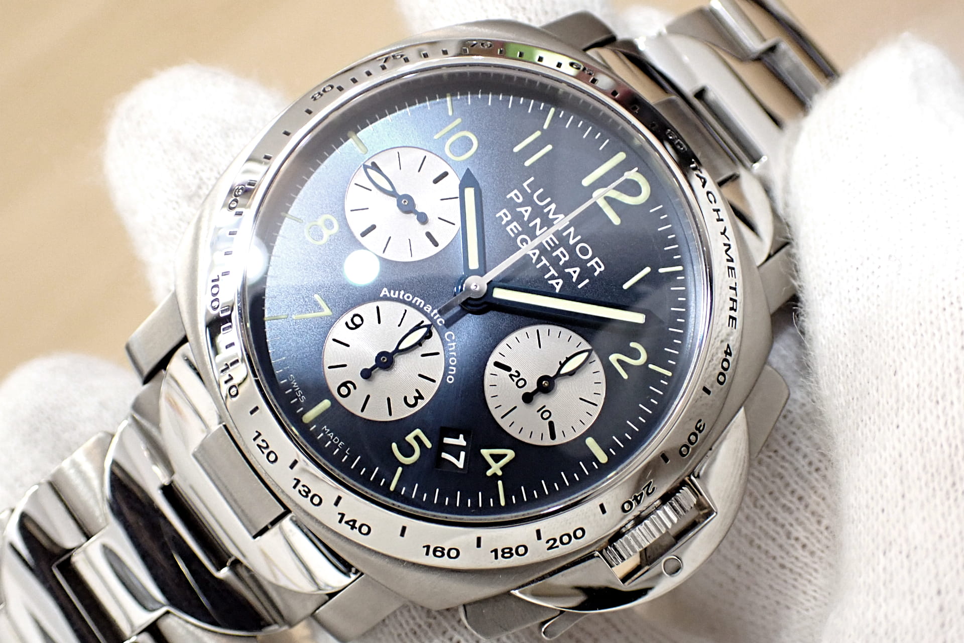 中古品A【PANERAI】パネライ ルミノール クロノ レガッタ2003 世界限定