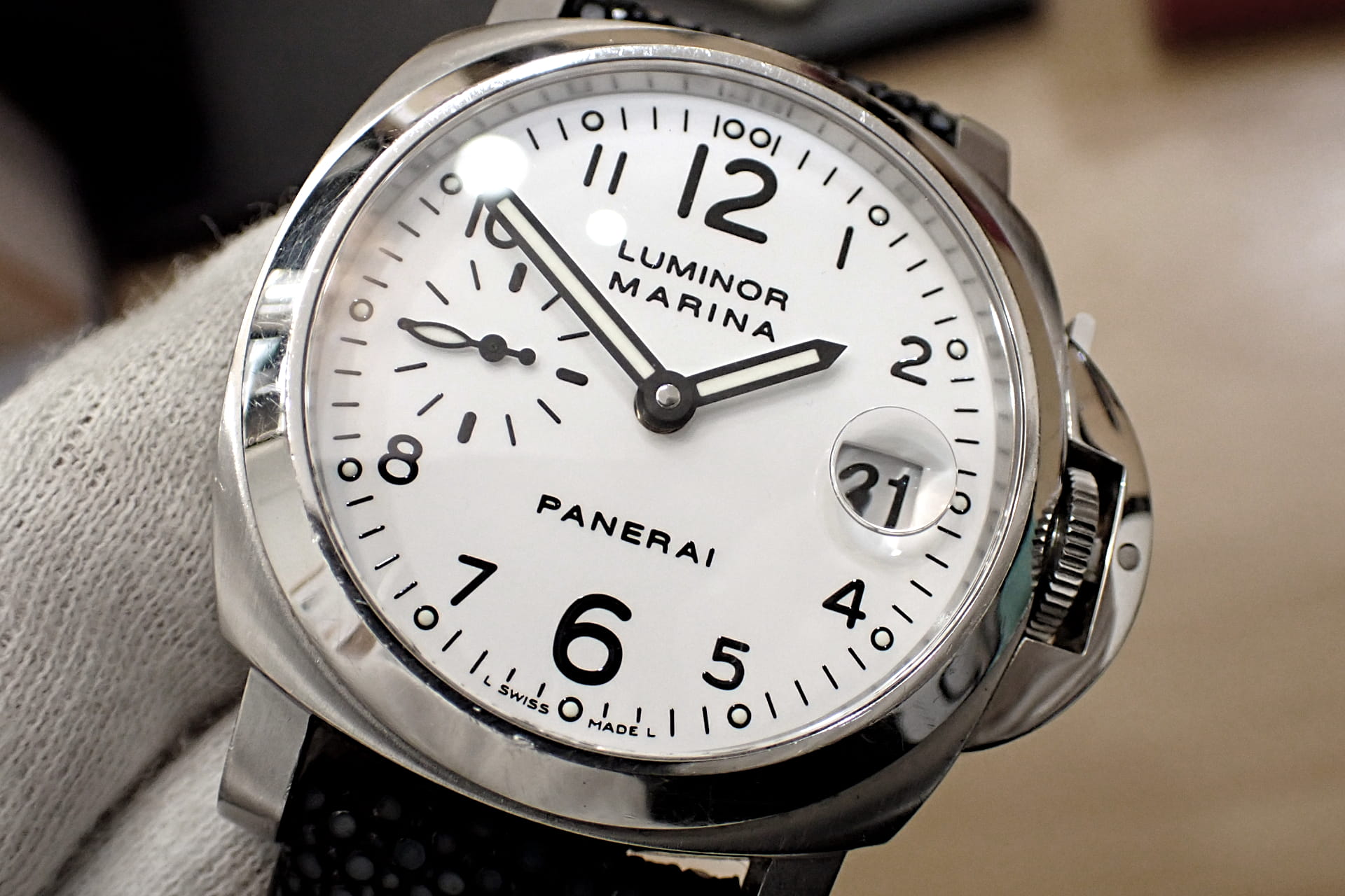 PANERAI/パネライ ルミノール マリーナ Ref.PAM00049 白文字盤