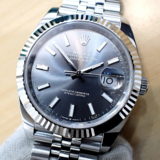 <span class="title">中古品B【ROLEX】ロレックス デイトジャスト41 Ref.126334 WG/SS スレート/フルーテッドベゼル ジュビリーブレス ノンポリッシュ 高年式  (2025年8月国内正規)</span>