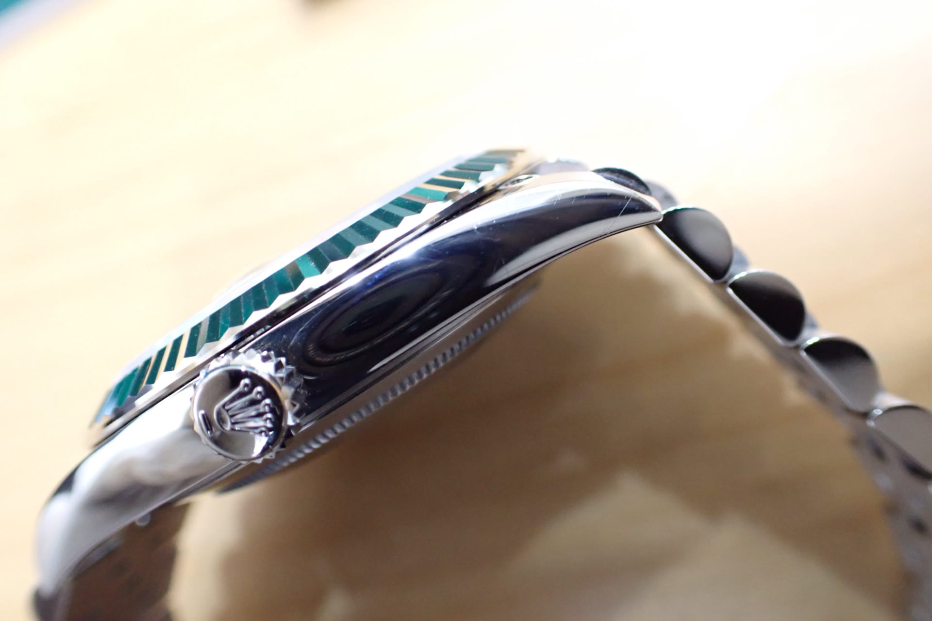 ROLEX/ロレックス デイトジャスト41 Ref.126334 WG/SS スレート/フルーテッドベゼル ジュビリーブレス