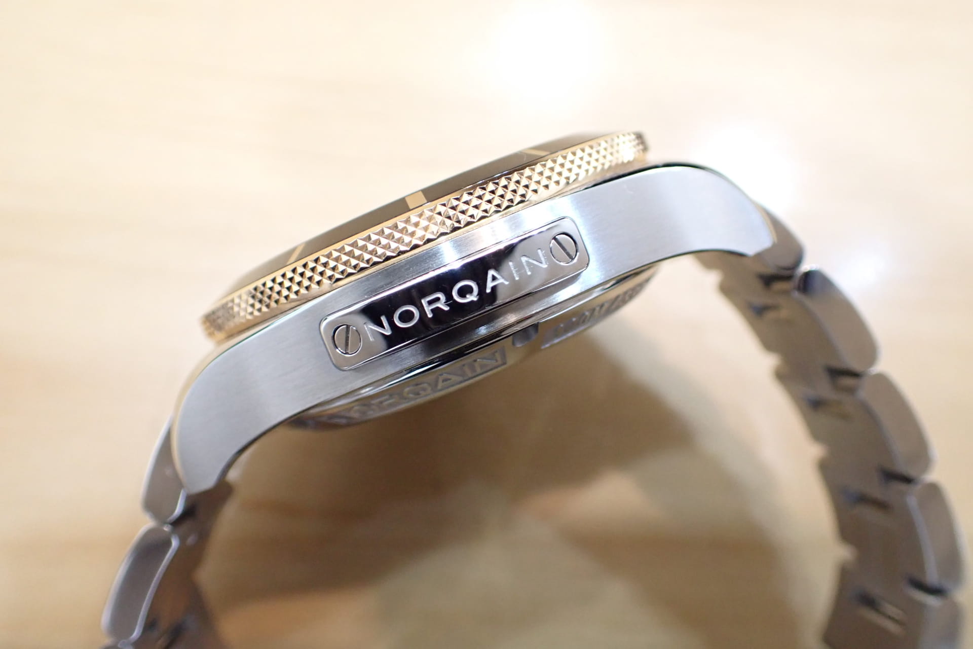 NORQAIN/ノルケイン アドベンチャー スポーツ クロノグラフ 18KRGコンビ　デイデイト41 Ref.N1500GA1IC/B153 別売り純正ラバーストラップ付き