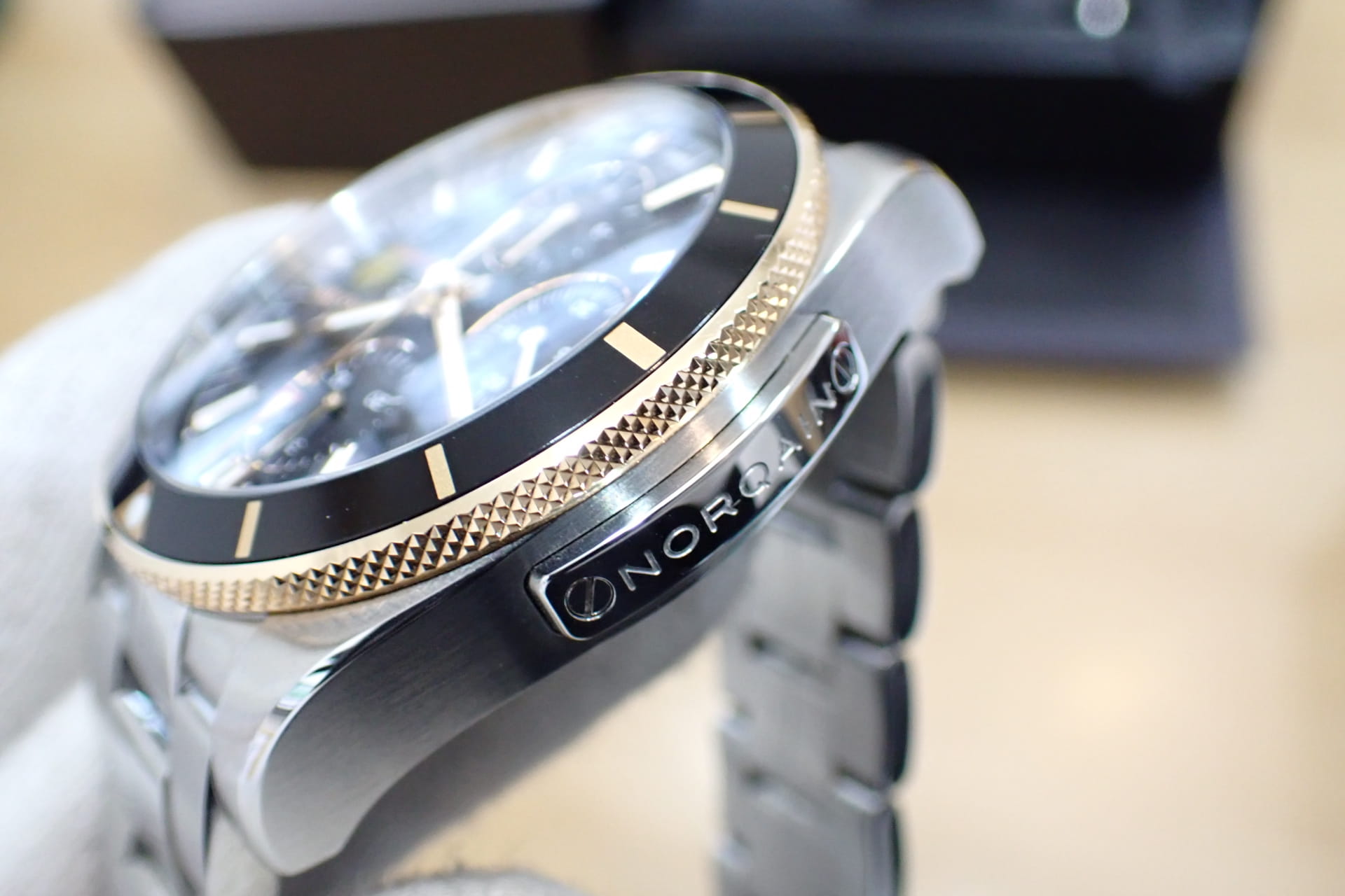 NORQAIN/ノルケイン アドベンチャー スポーツ クロノグラフ 18KRGコンビ　デイデイト41 Ref.N1500GA1IC/B153 別売り純正ラバーストラップ付き