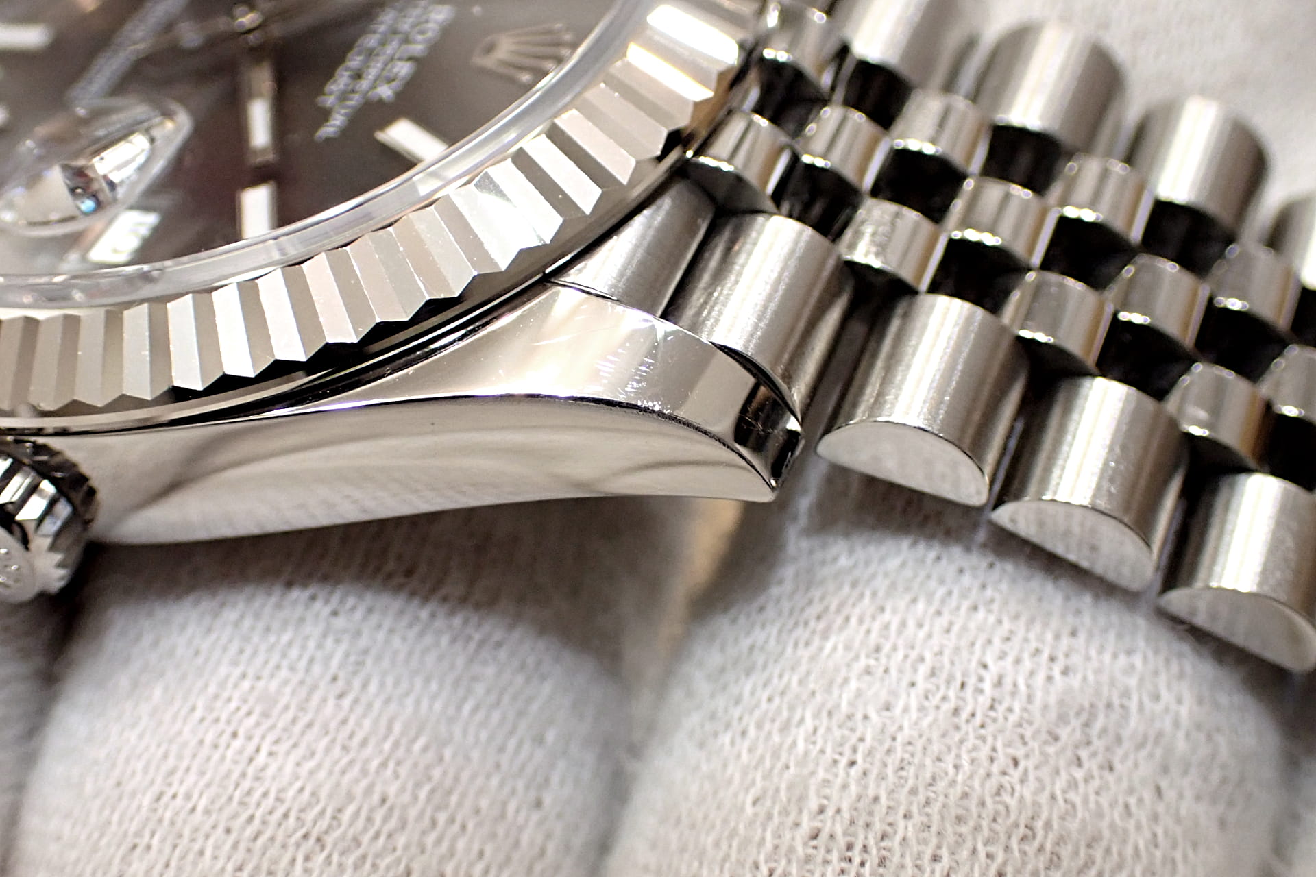 ROLEX/ロレックス デイトジャスト41 Ref.126334 WG/SS スレート/フルーテッドベゼル ジュビリーブレス