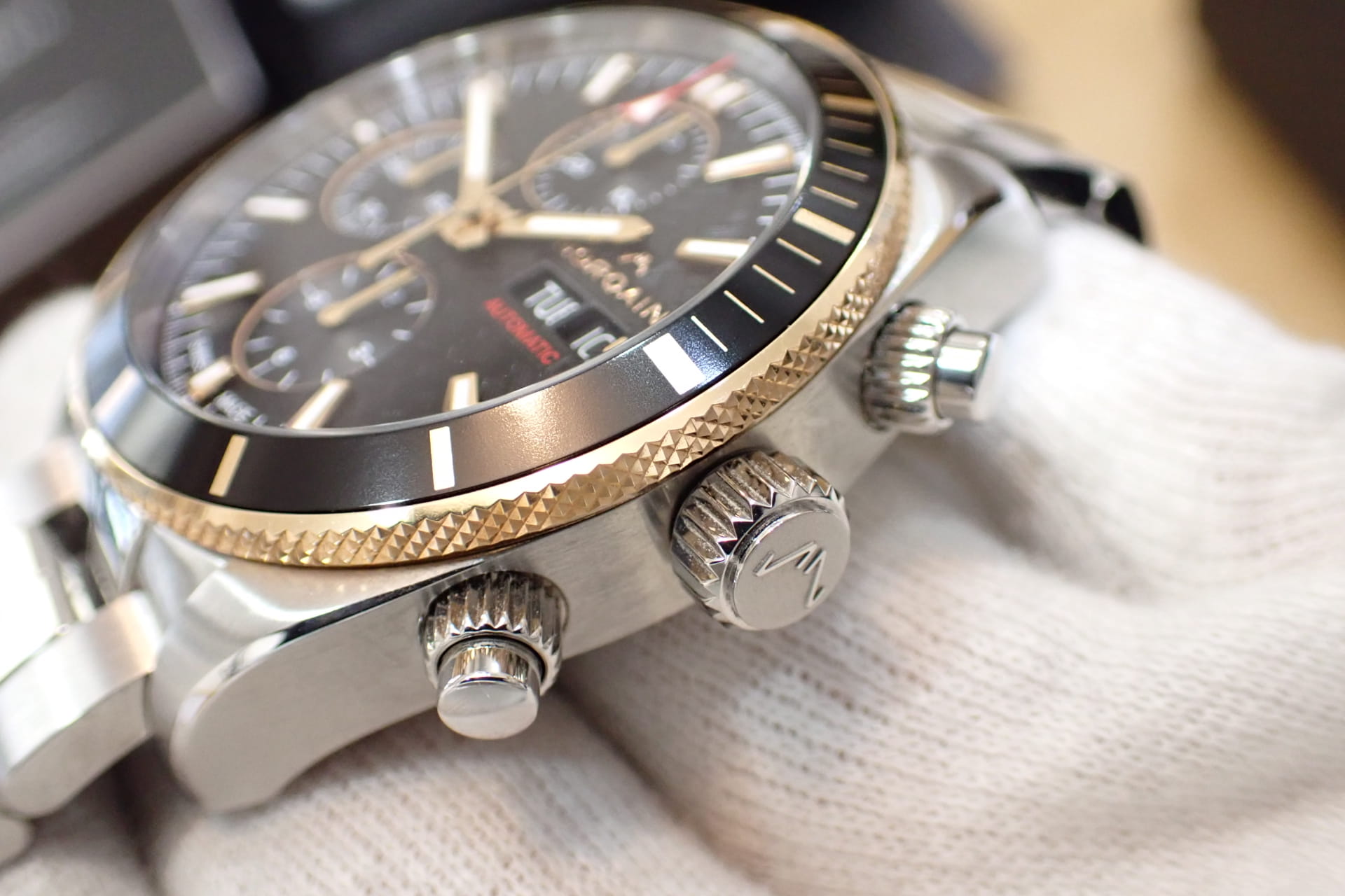 NORQAIN/ノルケイン アドベンチャー スポーツ クロノグラフ 18KRGコンビ　デイデイト41 Ref.N1500GA1IC/B153 別売り純正ラバーストラップ付き