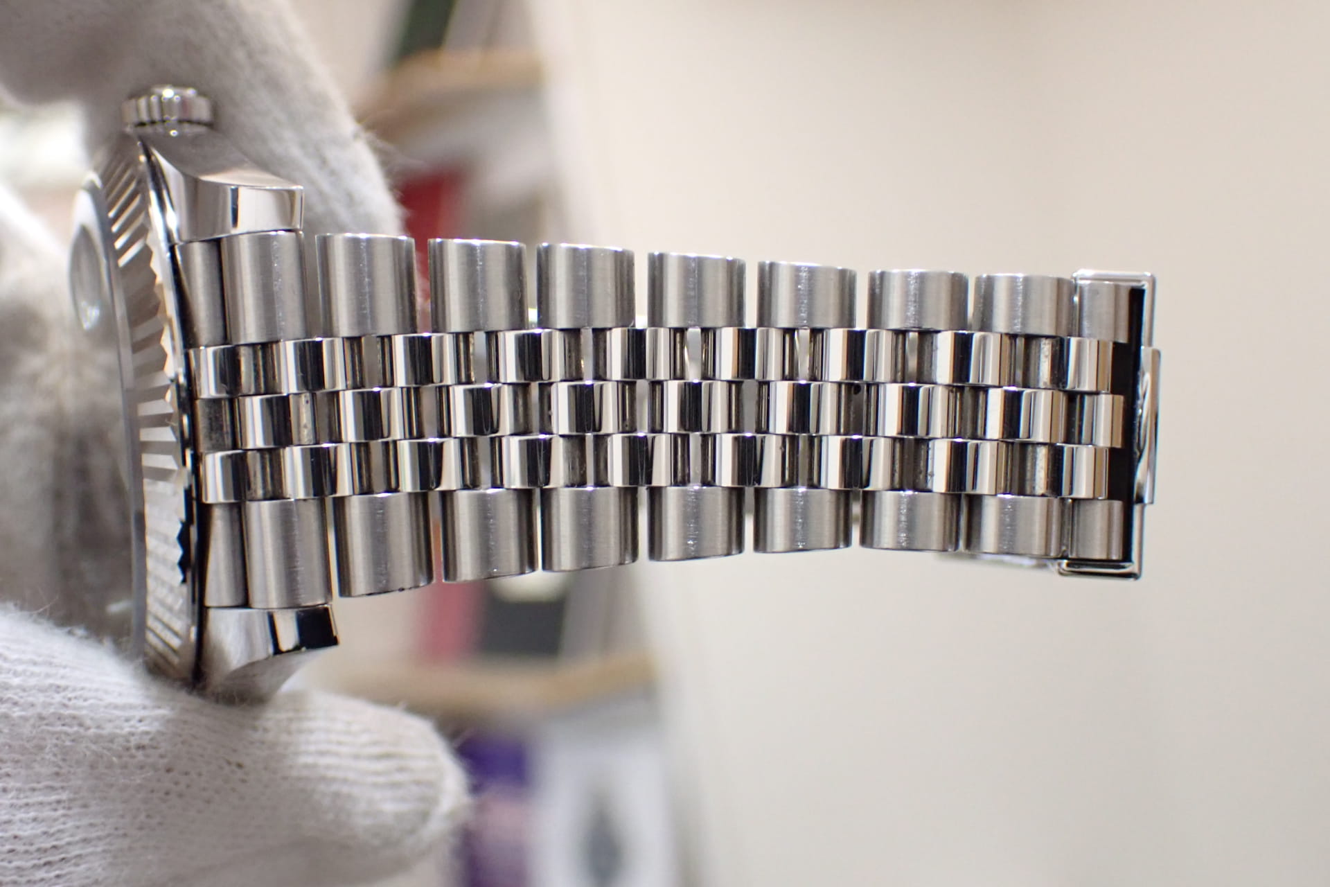 ROLEX/ロレックス デイトジャスト41 Ref.126334 WG/SS スレート/フルーテッドベゼル ジュビリーブレス