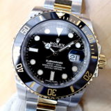 <span class="title">中古品B【ROLEX】ロレックス サブマリーナー デイト 18KYG/コンビ　Ref.116613LN ランダム/ノンポリッシュ (2019年9月国内正規)</span>