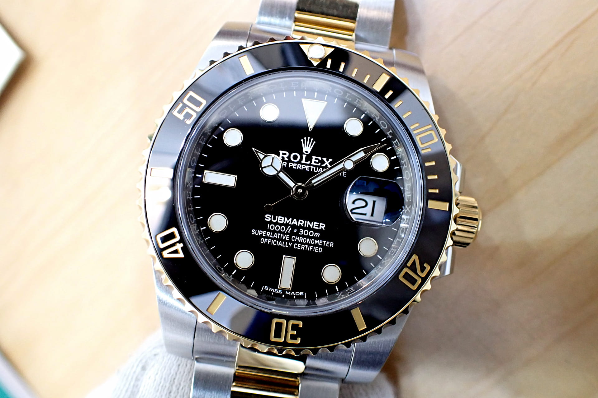 ROLEX/ロレックス サブマリーナー デイト 18KYGコンビ Ref.116613LN ランダム/ノンポリッシュ