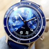 <span class="title">中古品AA【BLANCPAIN】ブランパン エアコマンド 18KRG/金無垢  Ref.AC02-36B40-63B 純正Dバックル仕様 (2025年10月国内正規)</span>