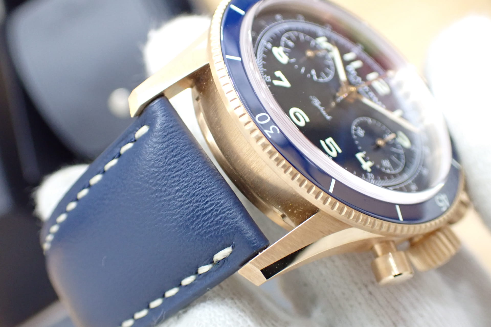 中古品AA【BLANCPAIN】ブランパン エアコマンド 18KRG/金無垢 Ref.AC02