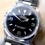 <span class="title">中古品B【ROLEX】ロレックス エクスプローラー1 Ref.14270 シリアルX番　横穴/オールトリチウム/シングルバックル (1991年頃)</span>