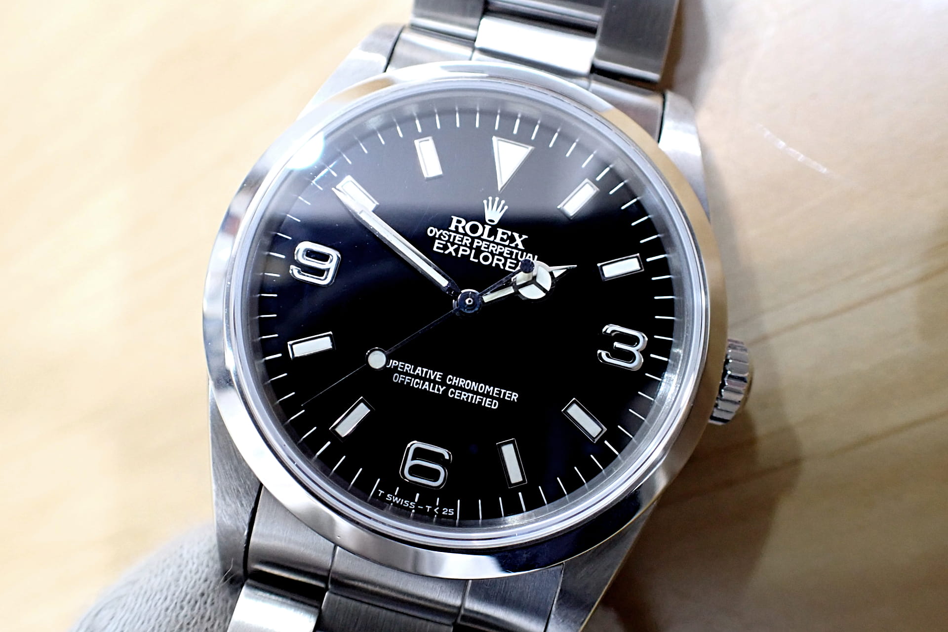 ROLEX/ロレックス エクスプローラー1 Ref.14270 シリアルX番 オールトリチウム