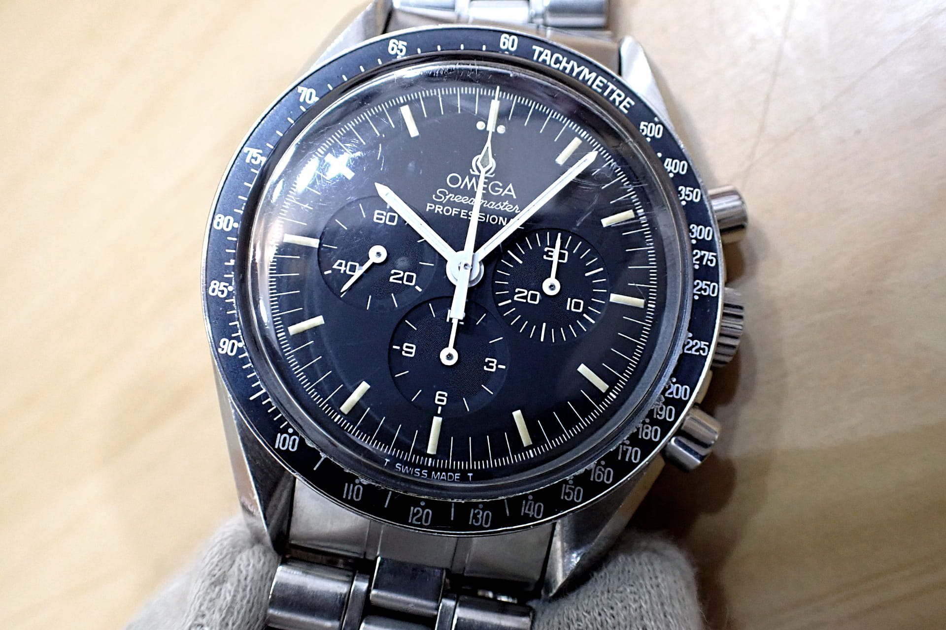 OMEGA/オメガ スピードマスター ストレートライティング/アポロ11号1969 Ref.145.022-69ST オールトリチウム