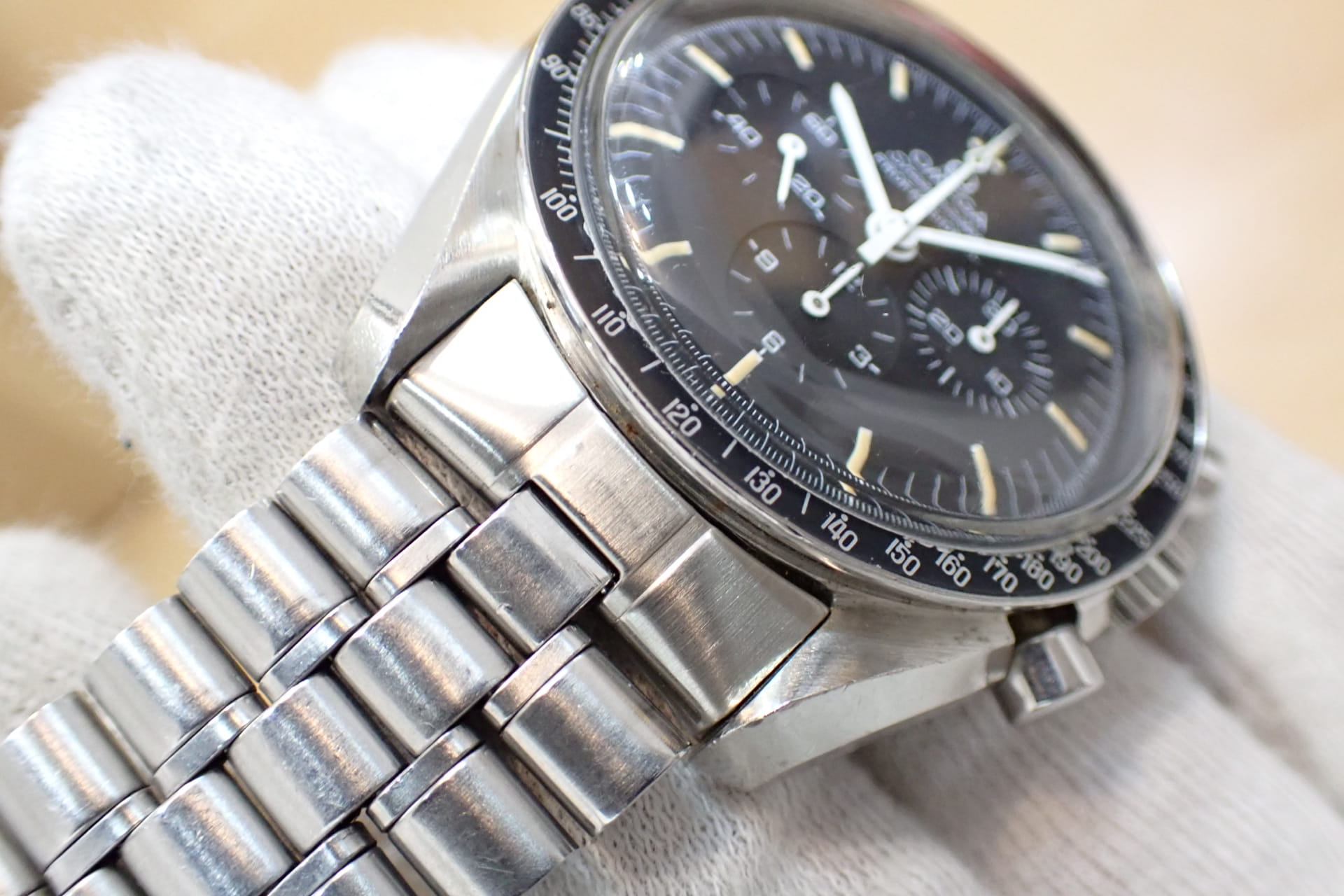 OMEGA/オメガ スピードマスター ストレートライティング/アポロ11号1969 Ref.145.022-69ST オールトリチウム