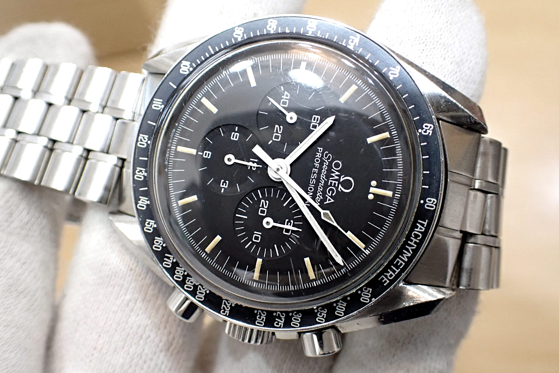 OMEGA/オメガ スピードマスター ストレートライティング/アポロ11号1969 Ref.145.022-69ST オールトリチウム