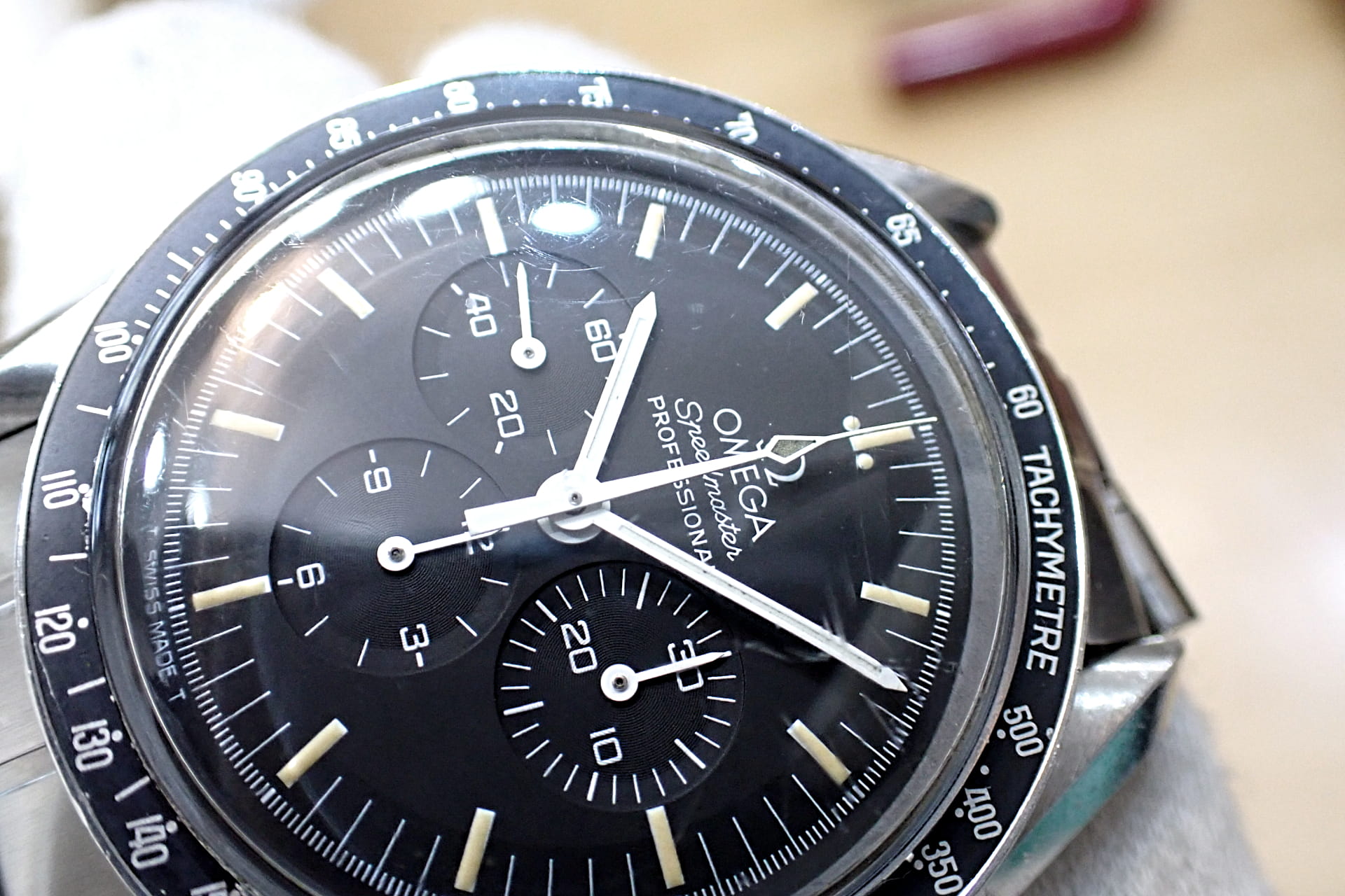 OMEGA/オメガ スピードマスター ストレートライティング/アポロ11号1969 Ref.145.022-69ST オールトリチウム