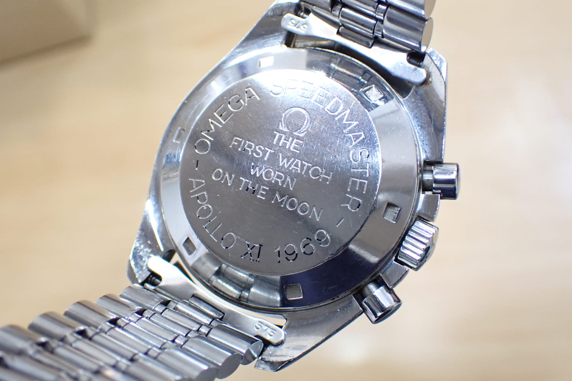 OMEGA/オメガ スピードマスター ストレートライティング/アポロ11号1969 Ref.145.022-69ST オールトリチウム