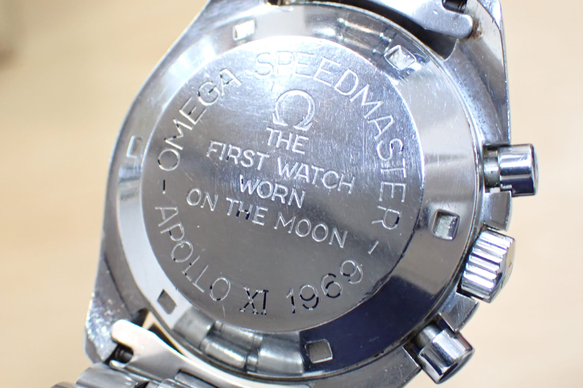 OMEGA/オメガ スピードマスター ストレートライティング/アポロ11号1969 Ref.145.022-69ST オールトリチウム